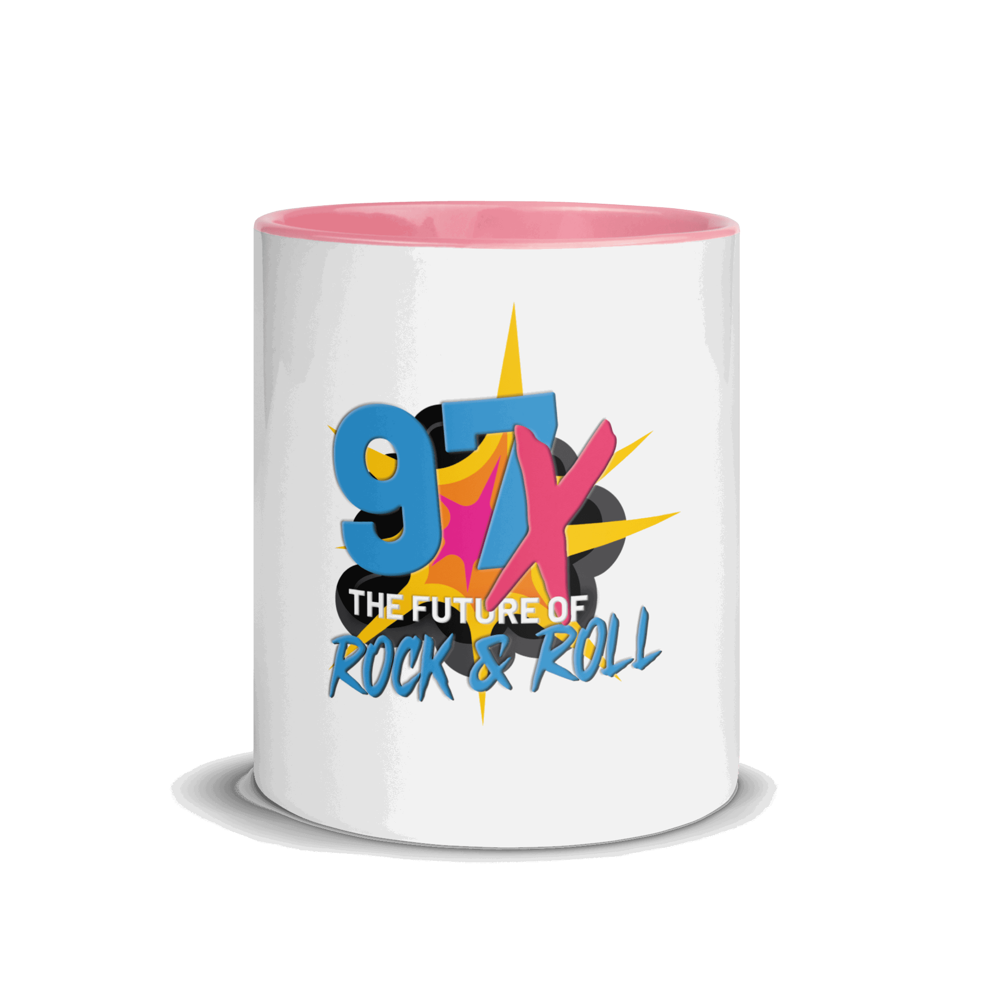 97x The Future Of Rock n Roll Mug with Color Inside VAWDesigns