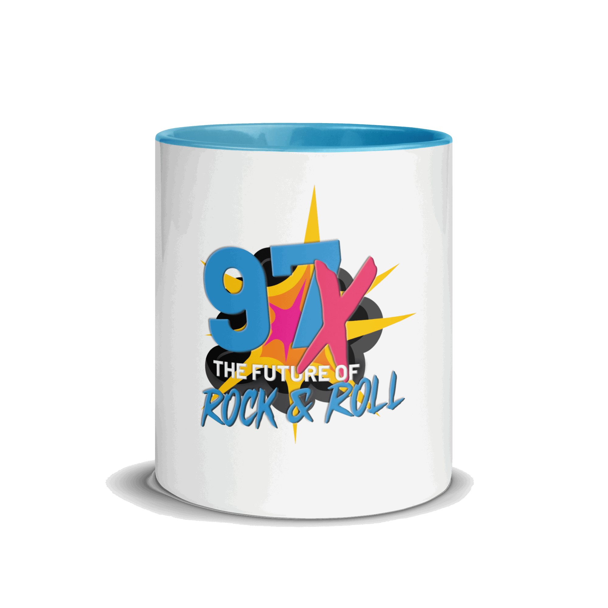 97x The Future Of Rock n Roll Mug with Color Inside VAWDesigns