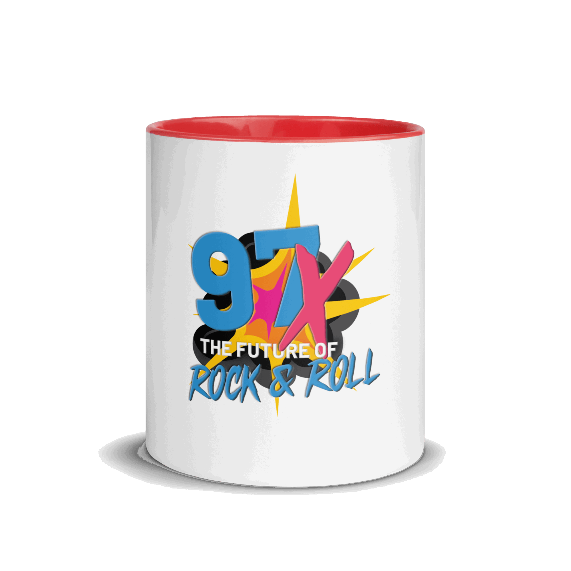 97x The Future Of Rock n Roll Mug with Color Inside VAWDesigns