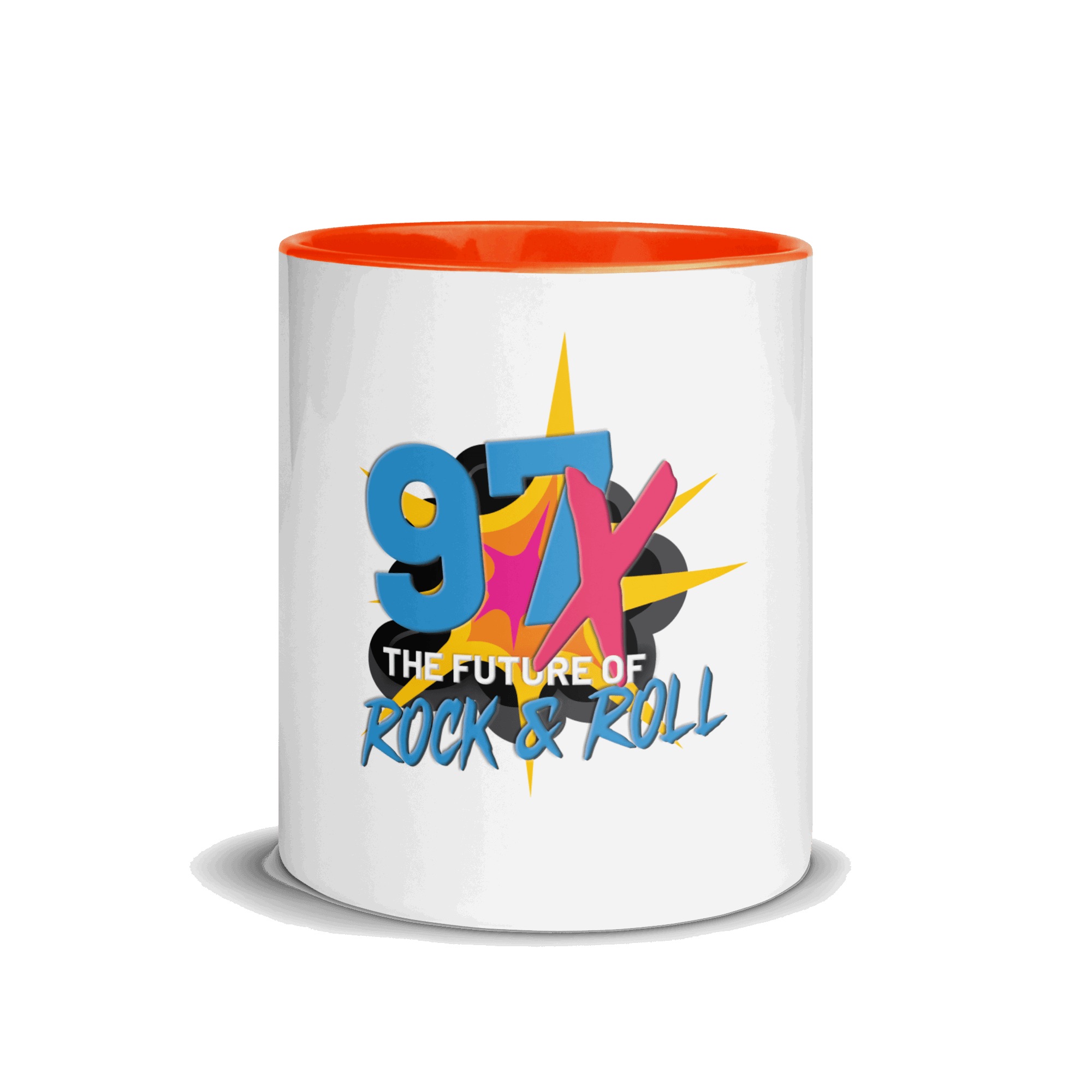 97x The Future Of Rock n Roll Mug with Color Inside VAWDesigns