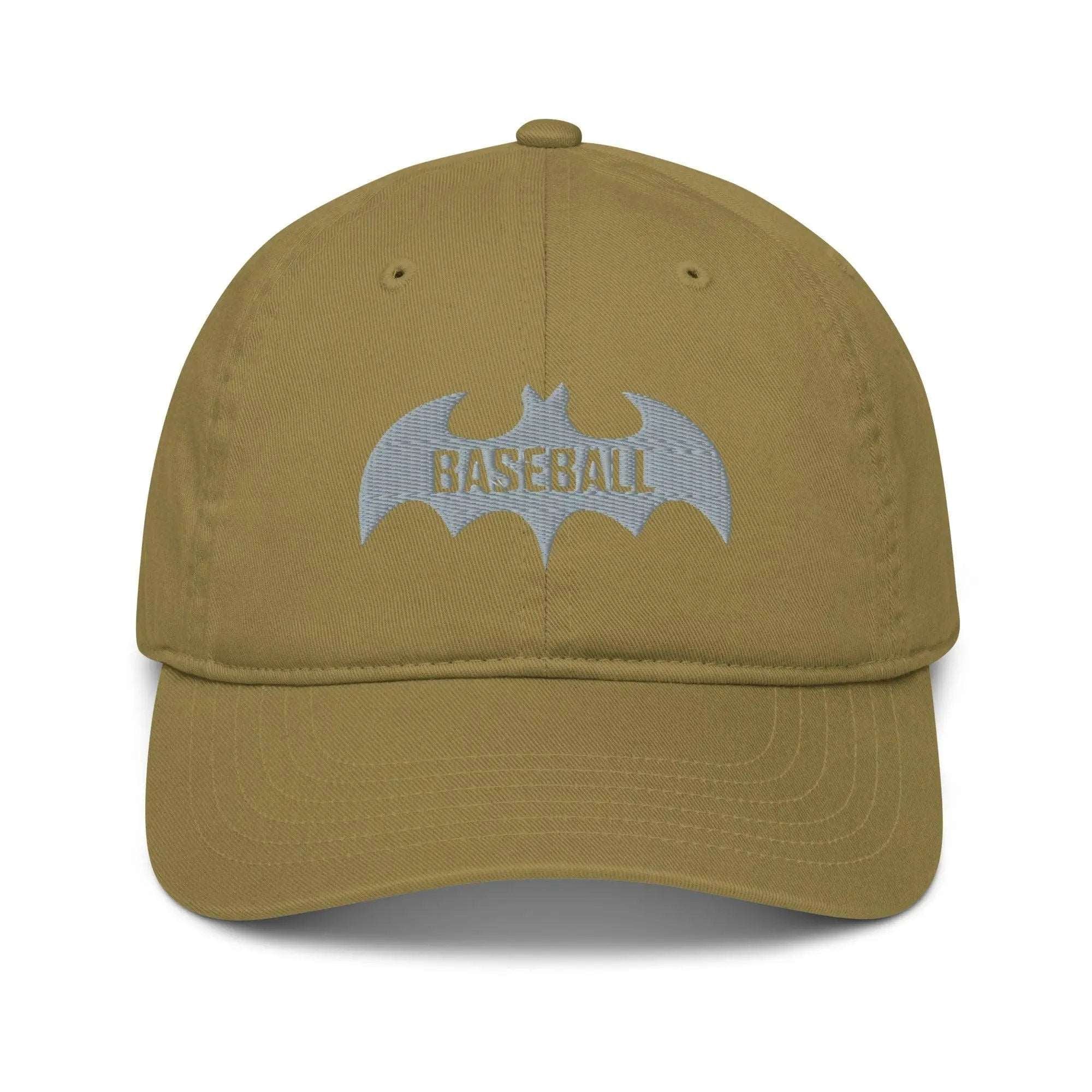 Baseball Bat Organic dad hat VAWDesigns