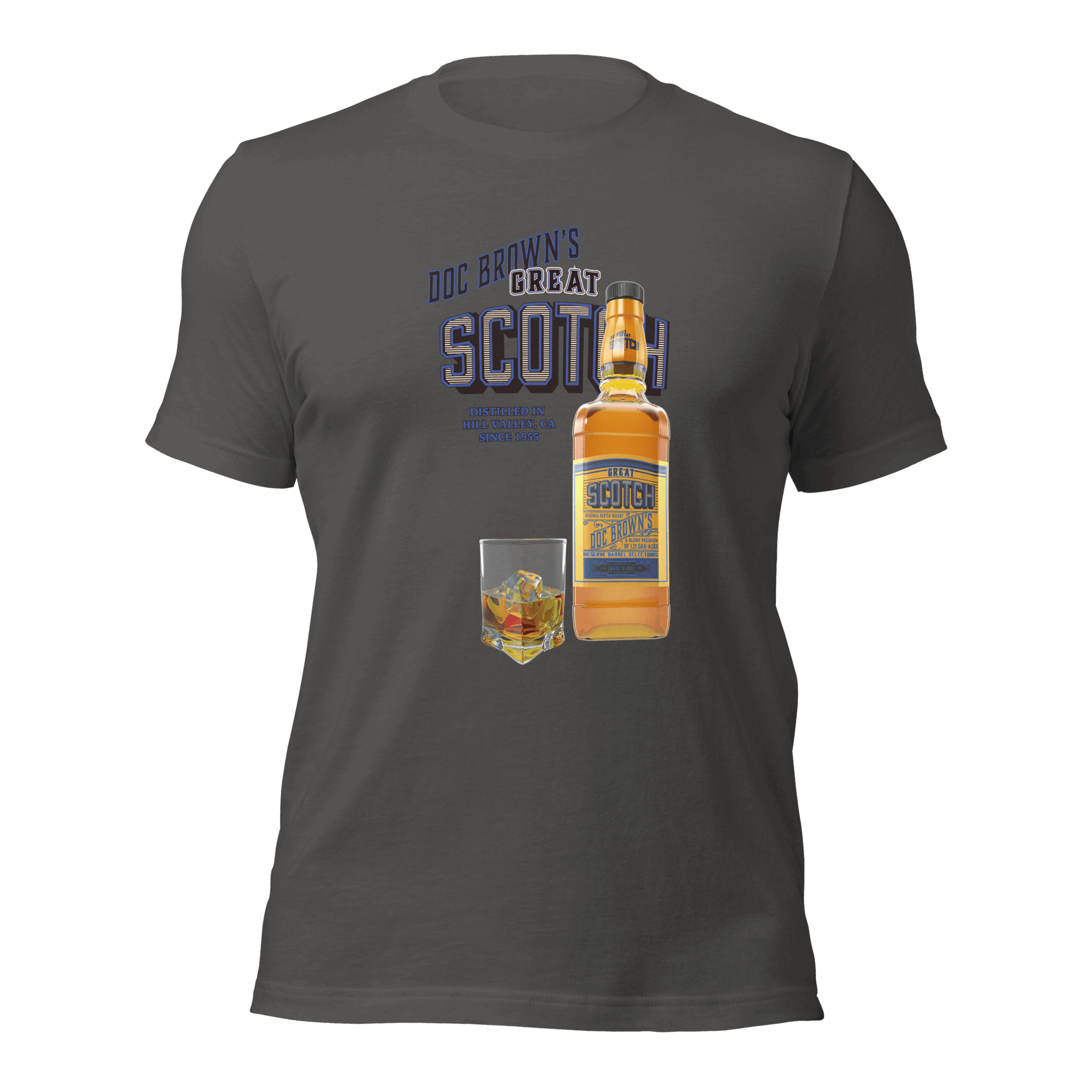 Doc Brown's Great Scotch Unisex t-shirt VAWDesigns