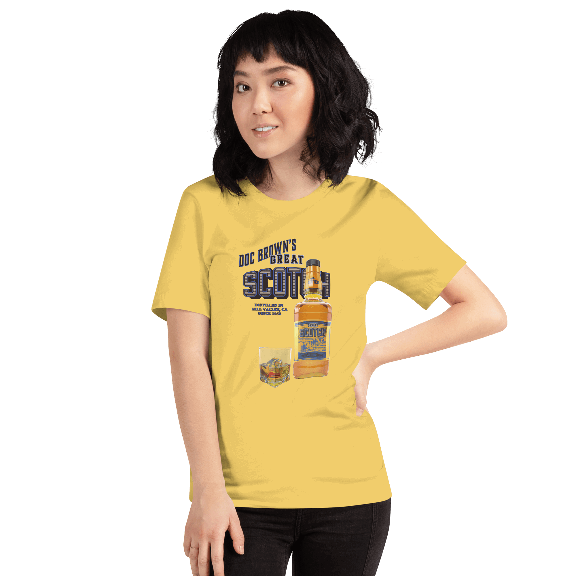 Doc Brown's Great Scotch Unisex t-shirt VAWDesigns