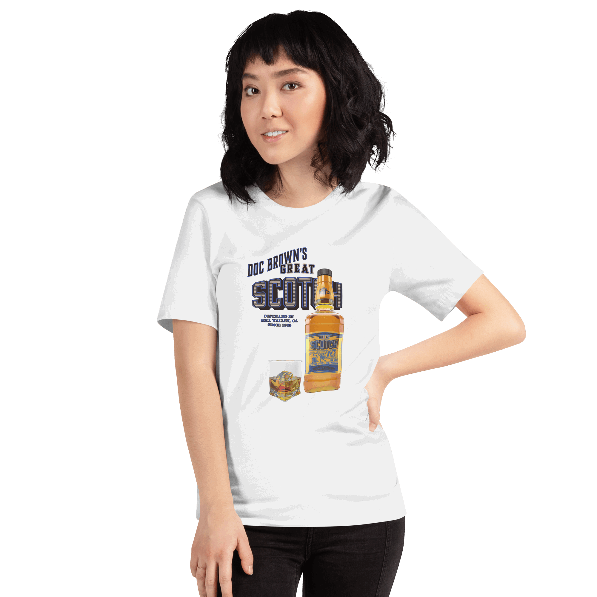 Doc Brown's Great Scotch Unisex t-shirt VAWDesigns