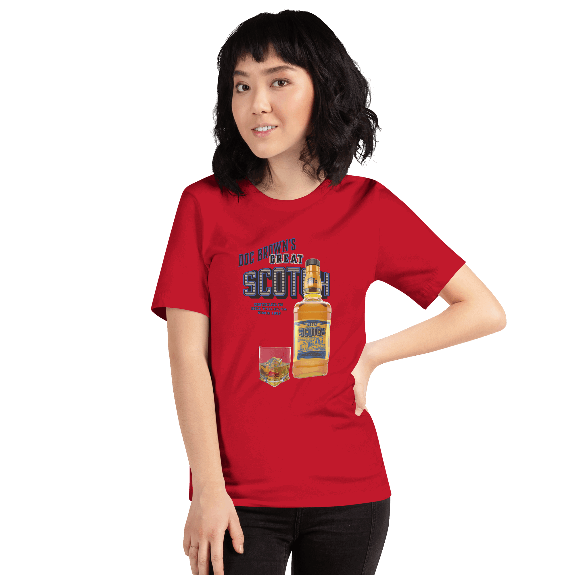Doc Brown's Great Scotch Unisex t-shirt VAWDesigns