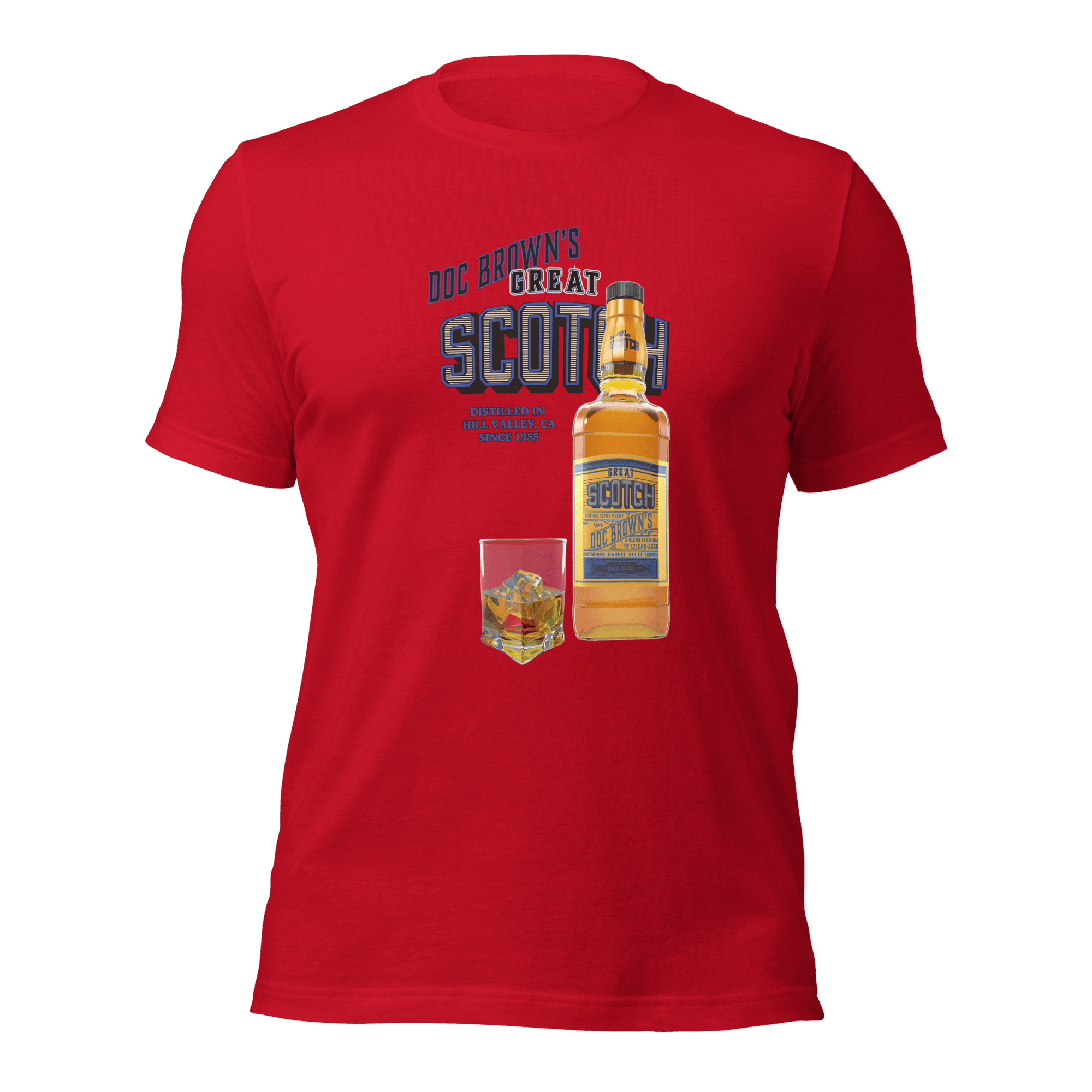 Doc Brown's Great Scotch Unisex t-shirt VAWDesigns