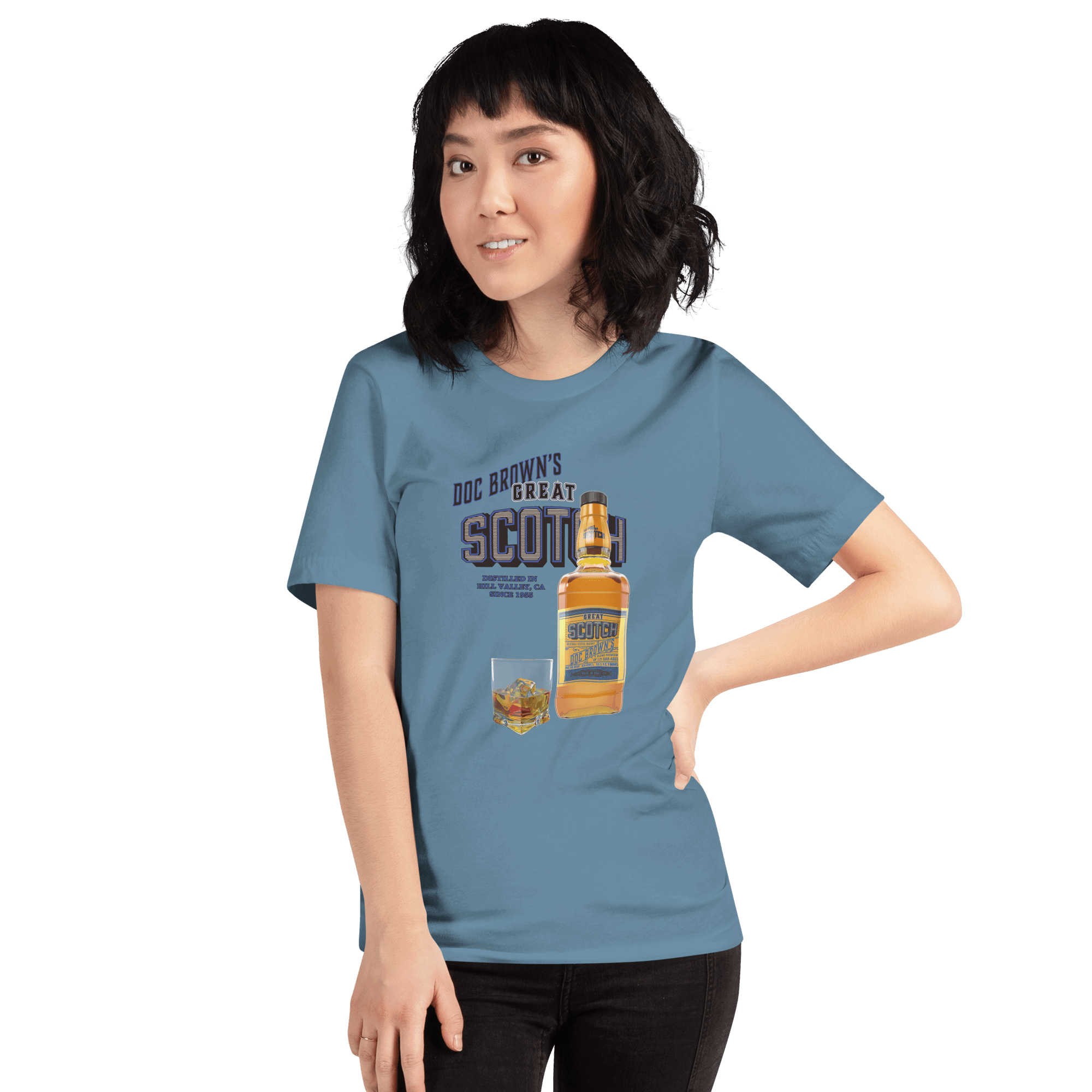 Doc Brown's Great Scotch Unisex t-shirt VAWDesigns