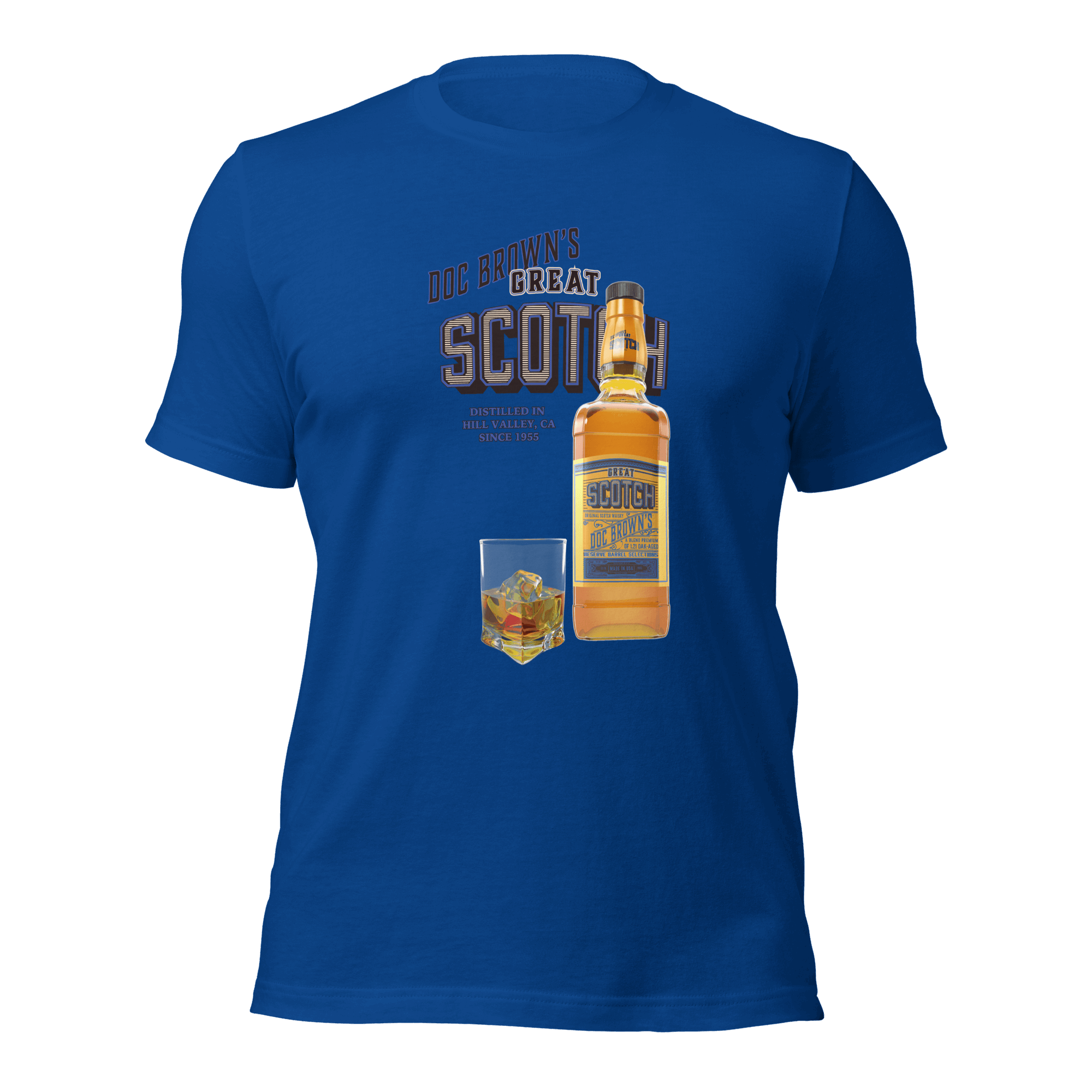 Doc Brown's Great Scotch Unisex t-shirt VAWDesigns