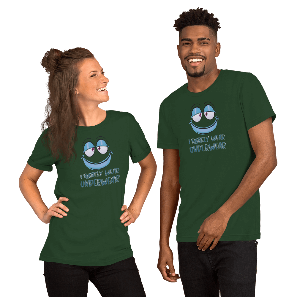 I Rarely Wear Underwear Unisex t-shirt VAWDesigns