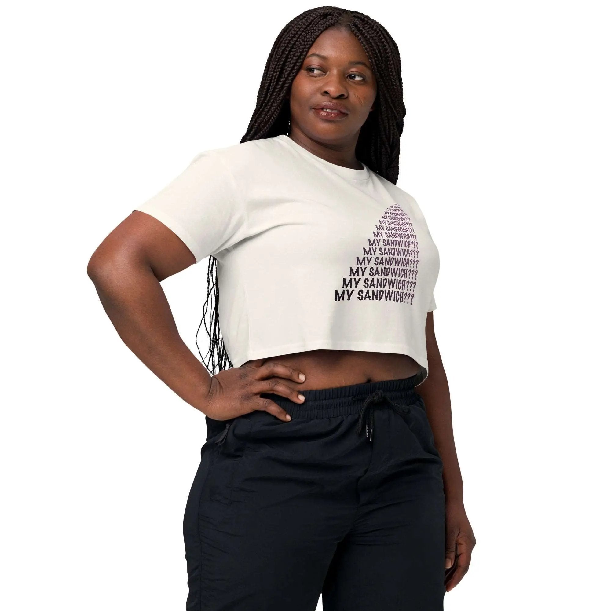 My Sandwich? Women’s crop top VAWDesigns