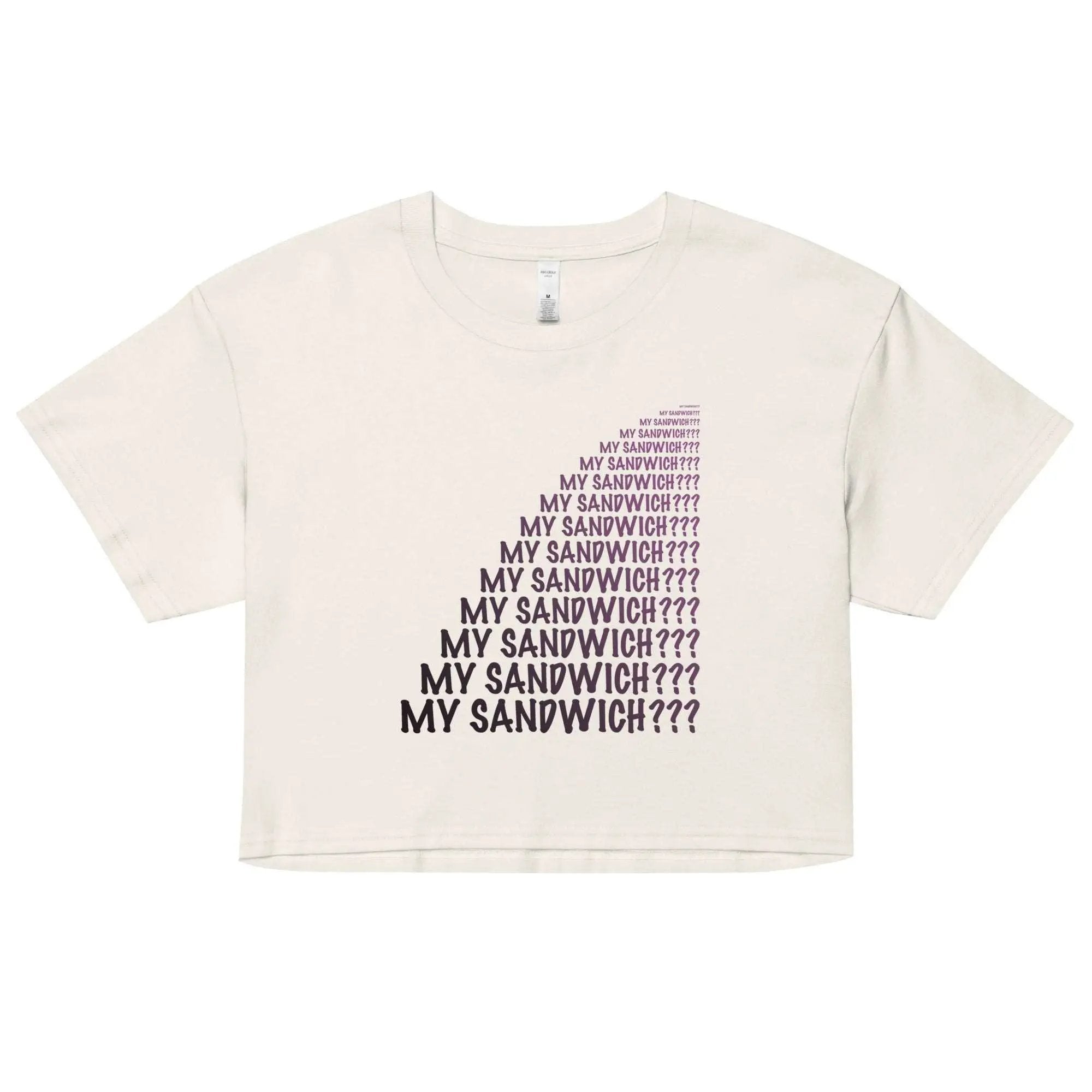 My Sandwich? Women’s crop top VAWDesigns