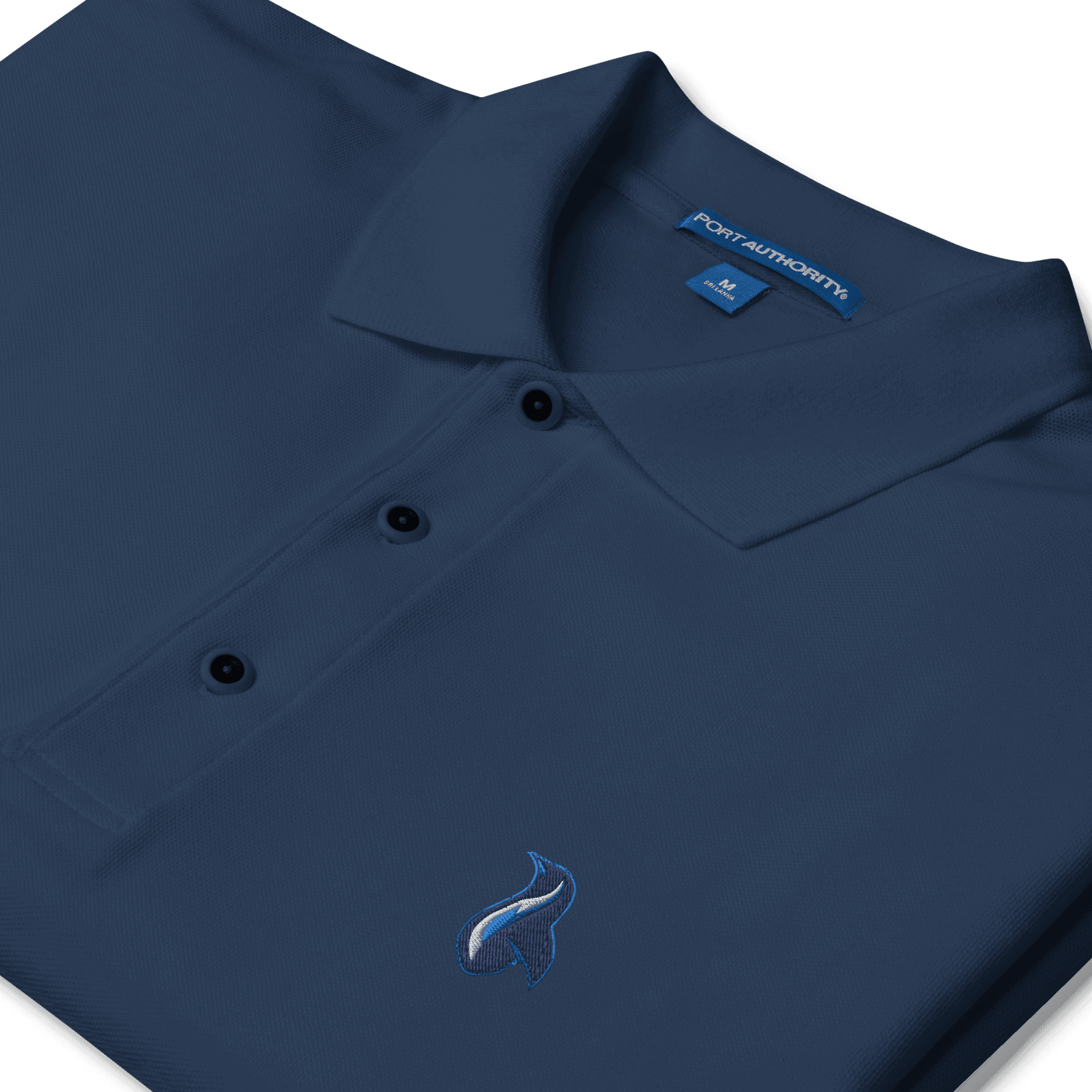Penguin Logo Men's Premium Polo VAWDesigns