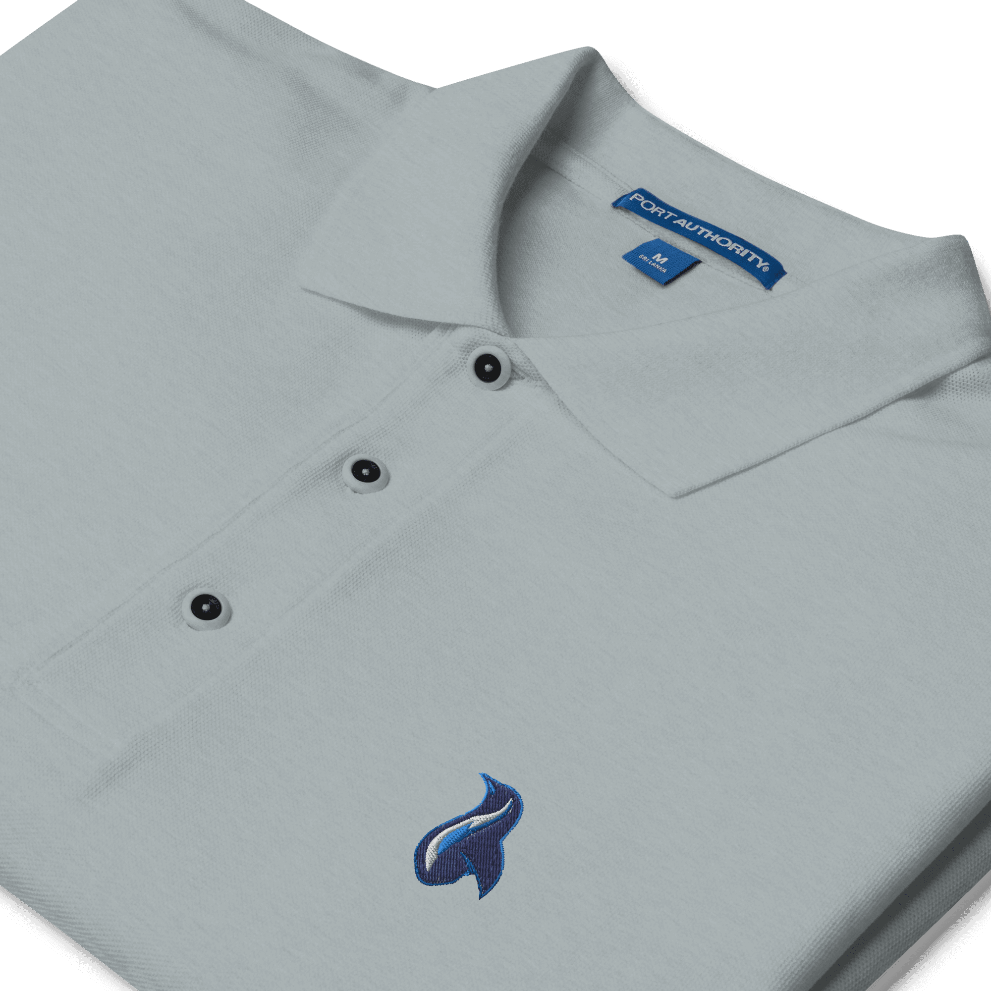 Penguin Logo Men's Premium Polo VAWDesigns