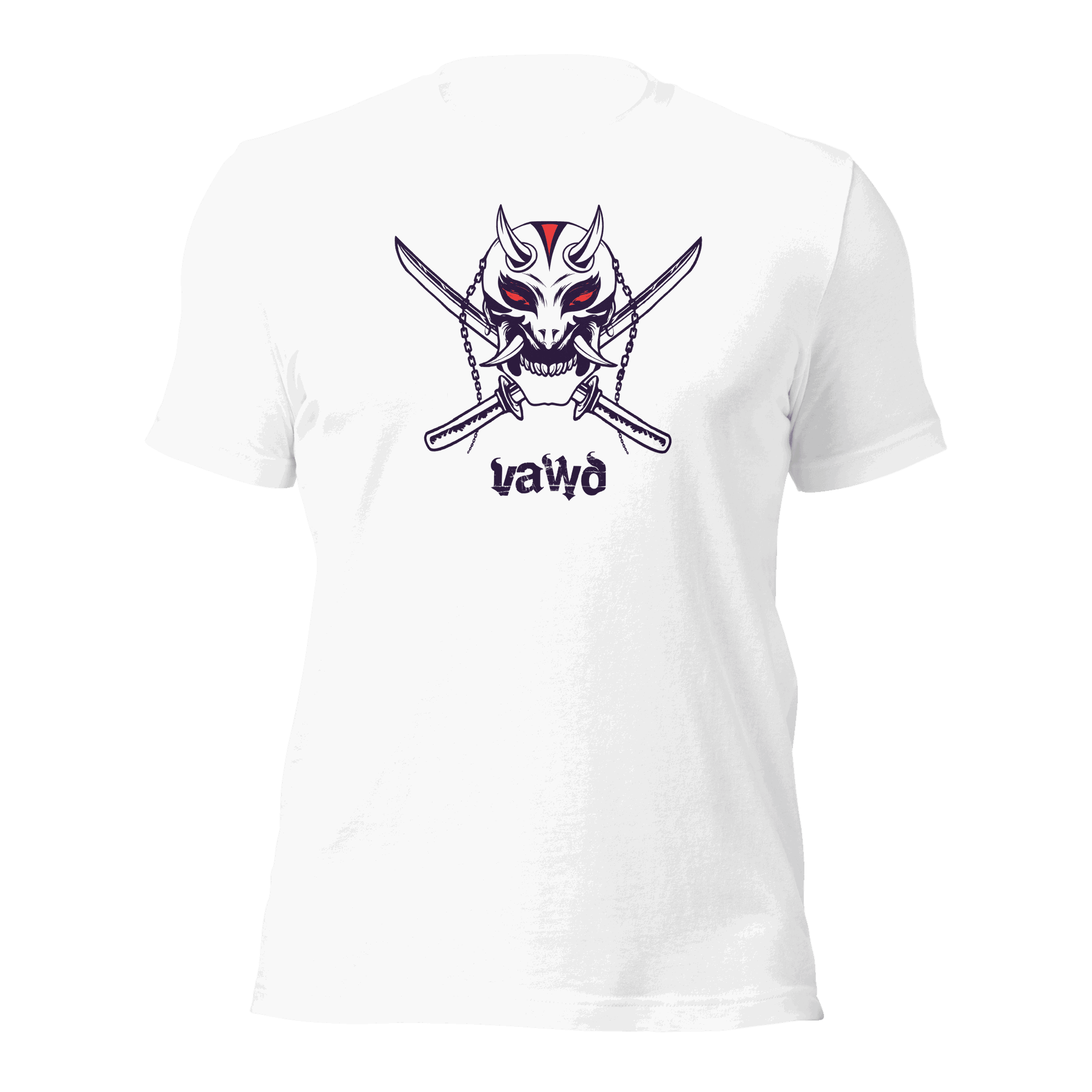 Samurai Demon Unisex t-shirt VAWDesigns