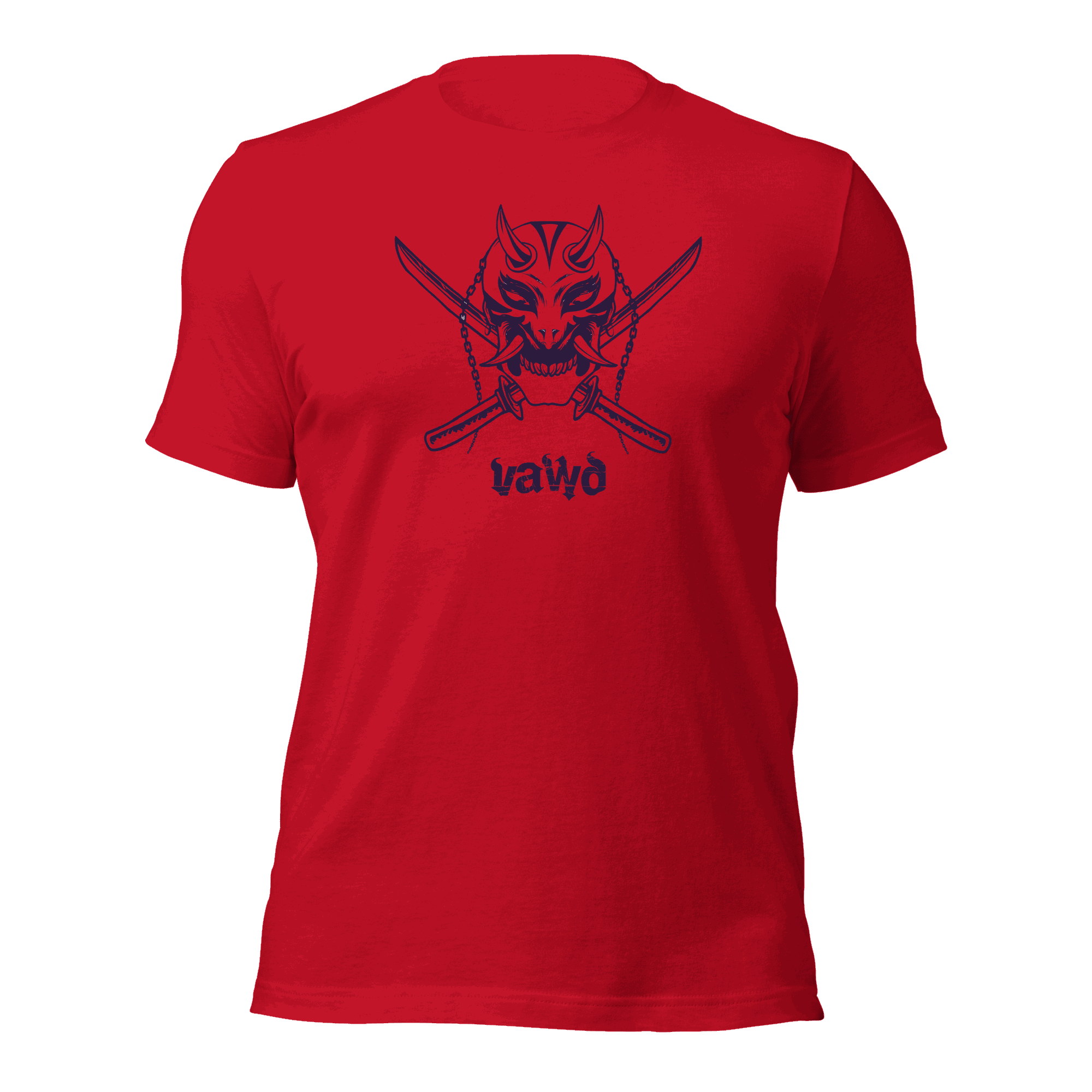 Samurai Demon Unisex t-shirt VAWDesigns