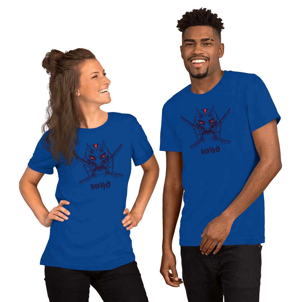 Samurai Demon Unisex t-shirt VAWDesigns