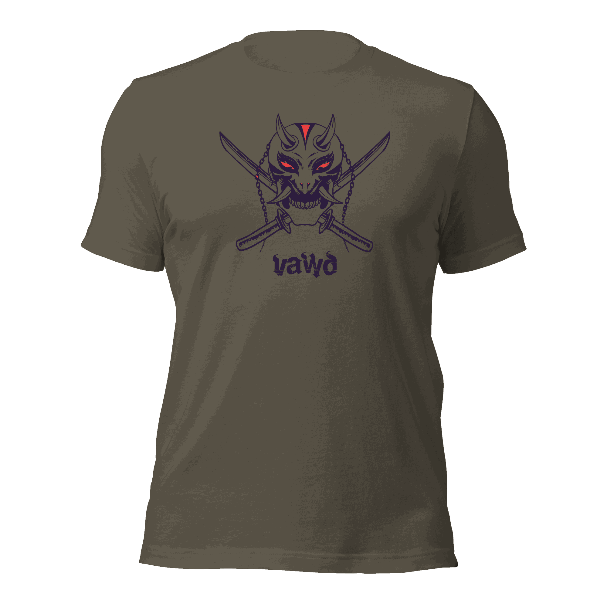 Samurai Demon Unisex t-shirt VAWDesigns