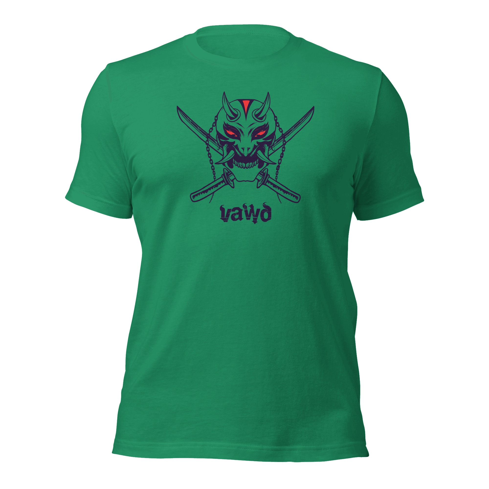 Samurai Demon Unisex t-shirt VAWDesigns