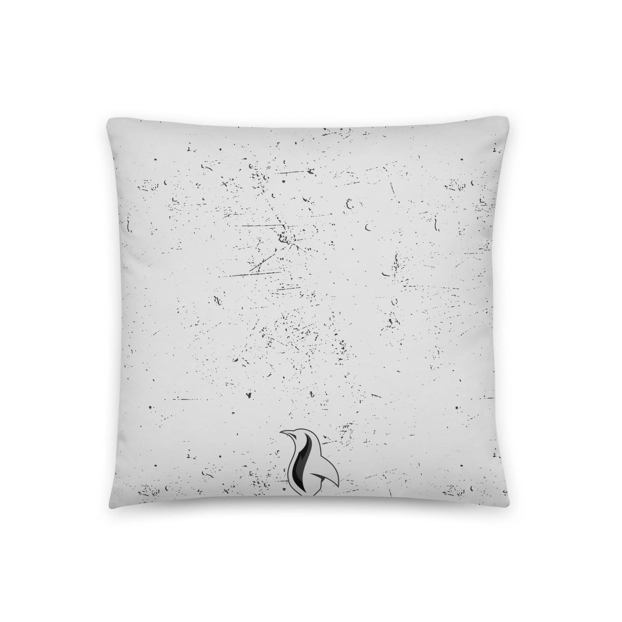 gray pillow with a music quote