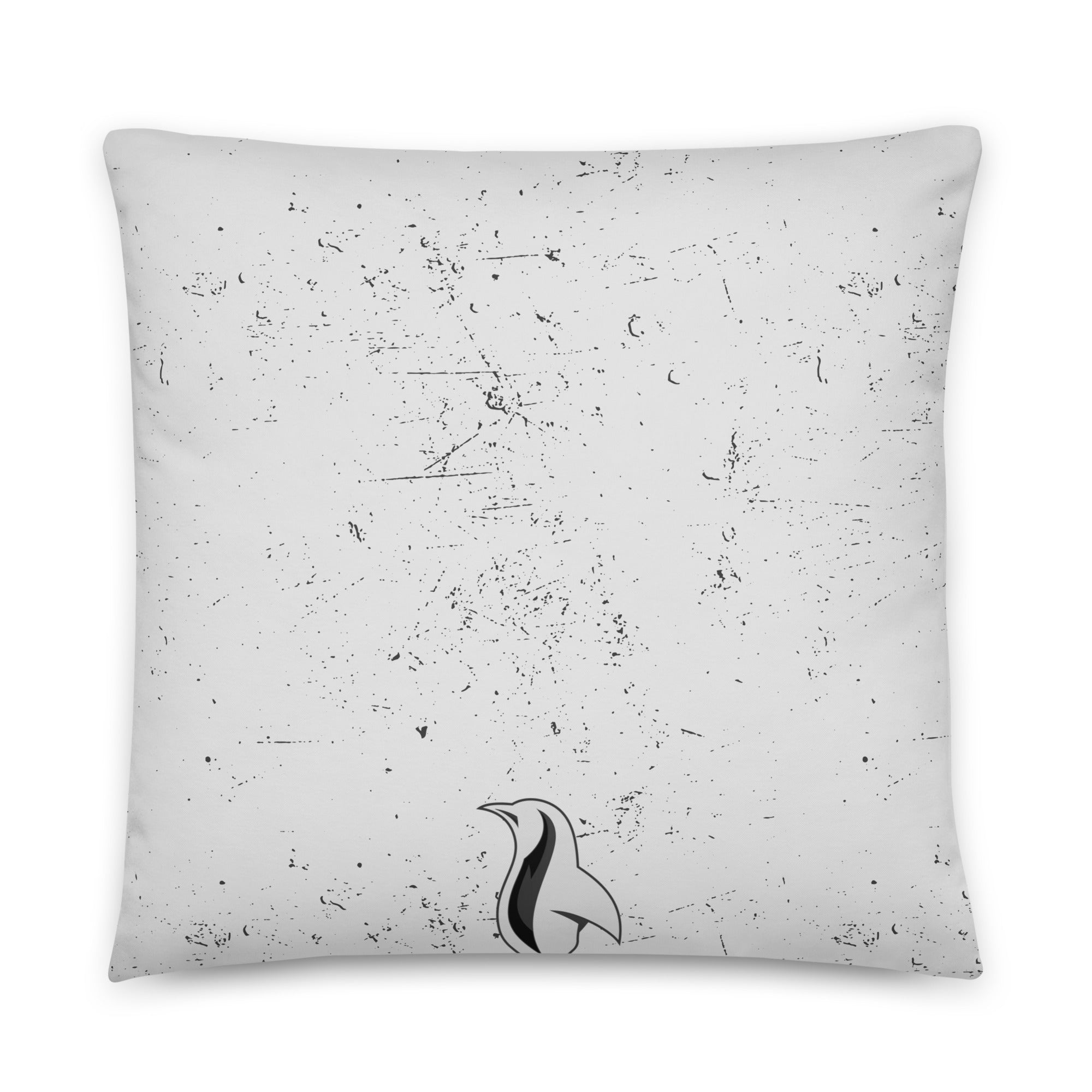 gray pillow with a music quote