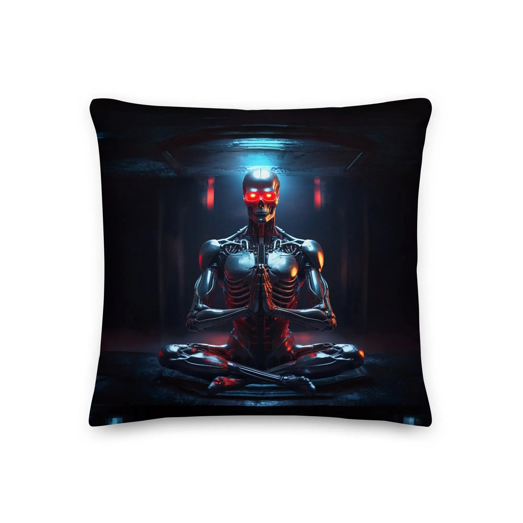 Terminator Buddha Premium Pillow