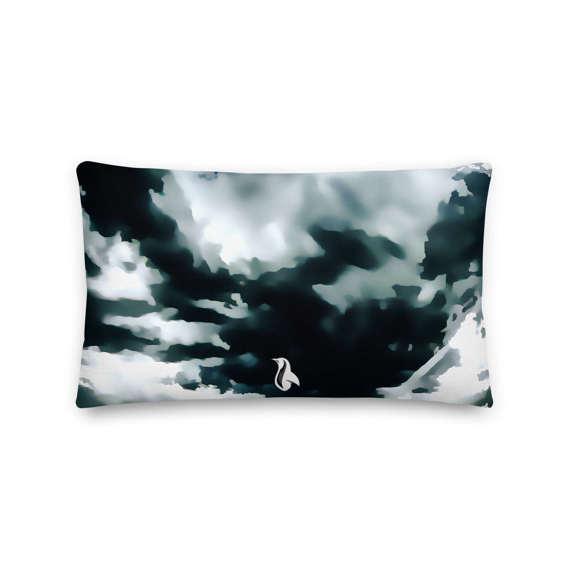 a black and white photo of a sky with clouds