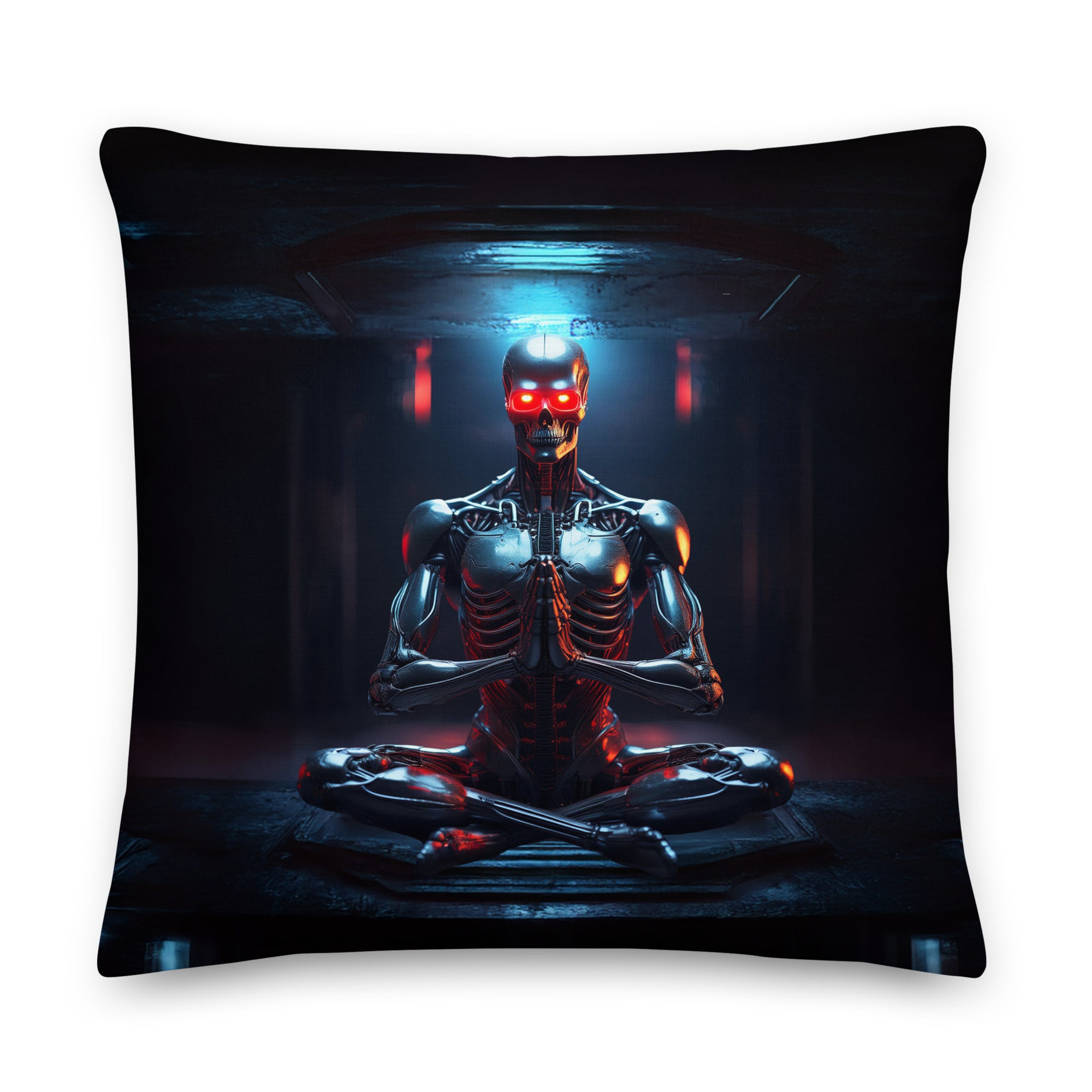 Terminator Buddha Premium Pillow