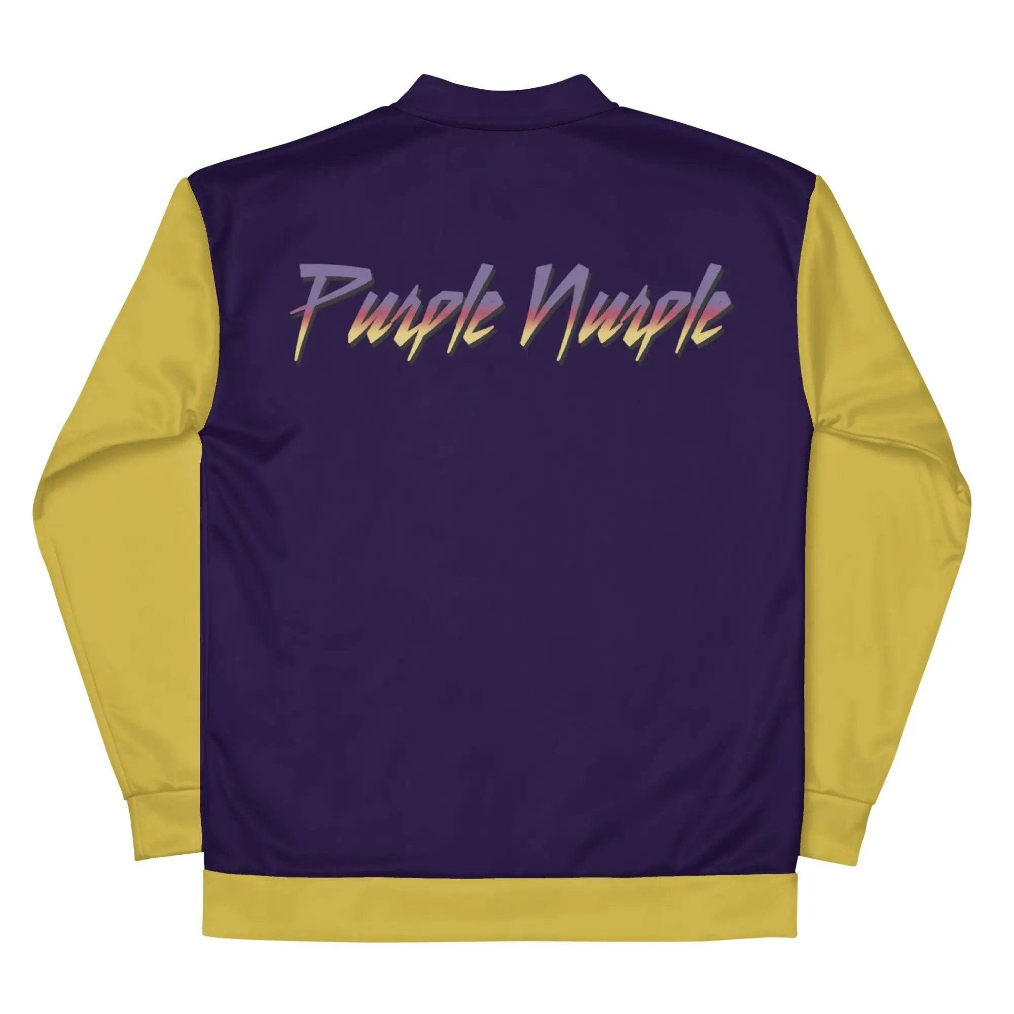 Purple Nurple Unisex Bomber Jacke