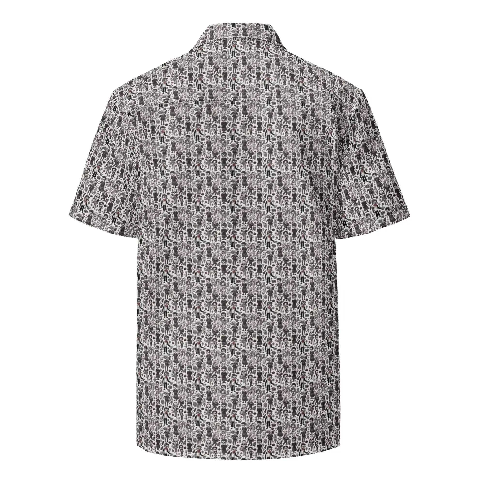 Aloha Little Monsters Unisex Button Shirt