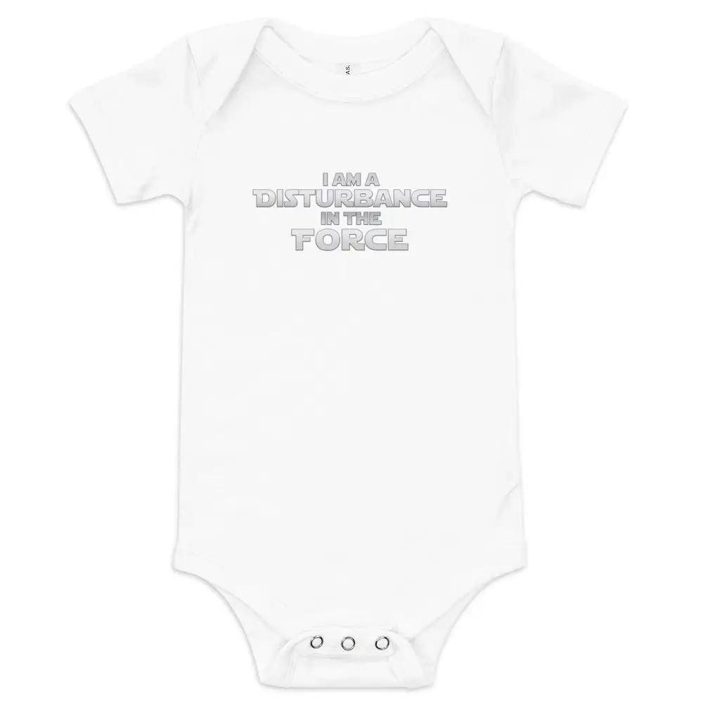 Disturbance In The Force Baby Short Sleeve One Piece