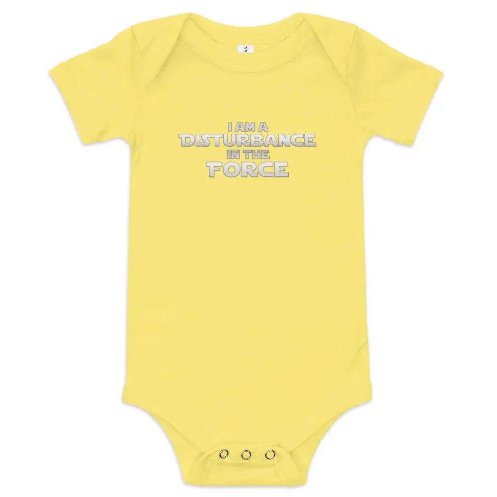 Disturbance In The Force Baby Short Sleeve One Piece