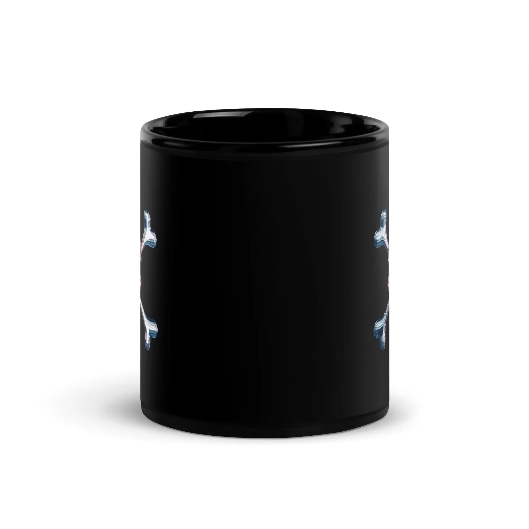 olly Roger Terminator Black Glossy Mug