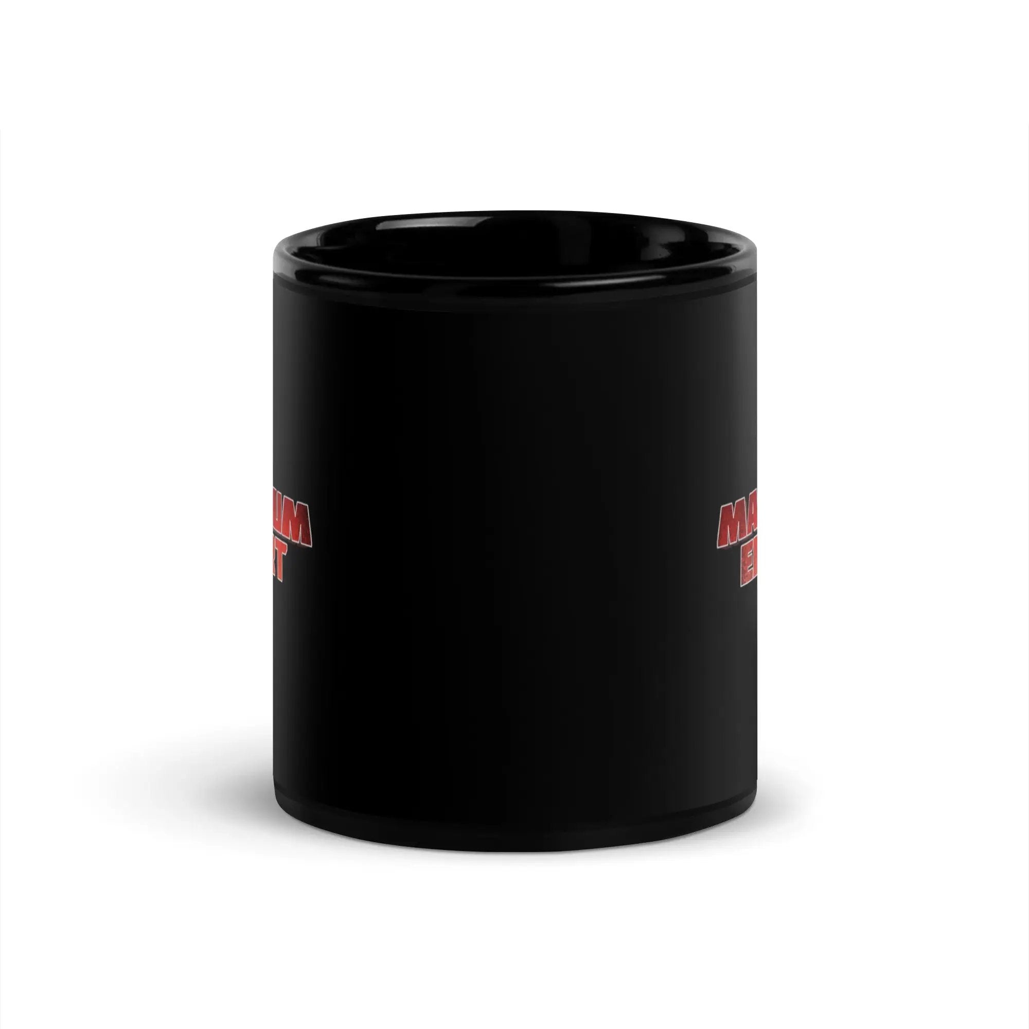 Maximum Effort Black Glossy Mug