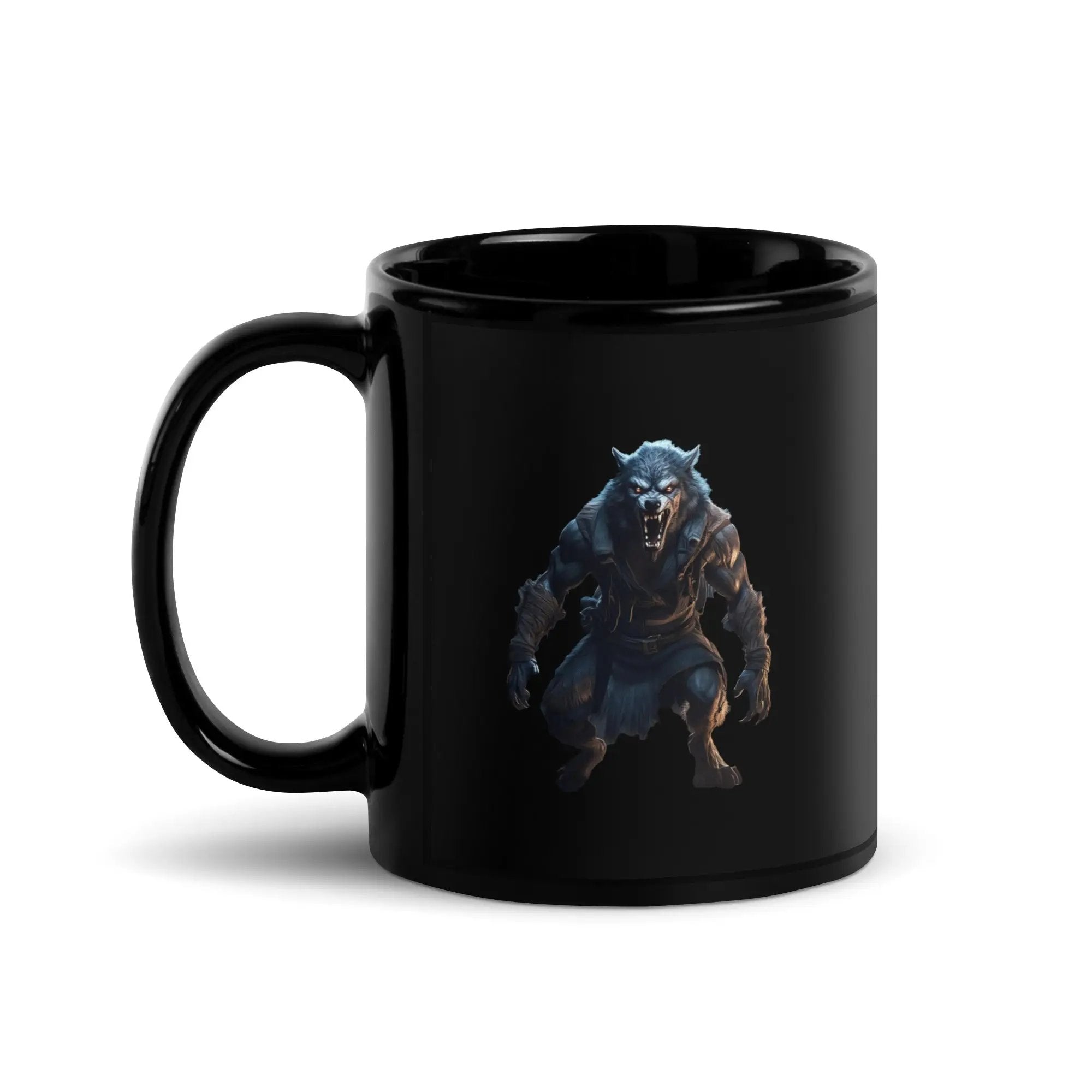 The Monster Squad "Wolfman" Black Glossy mug