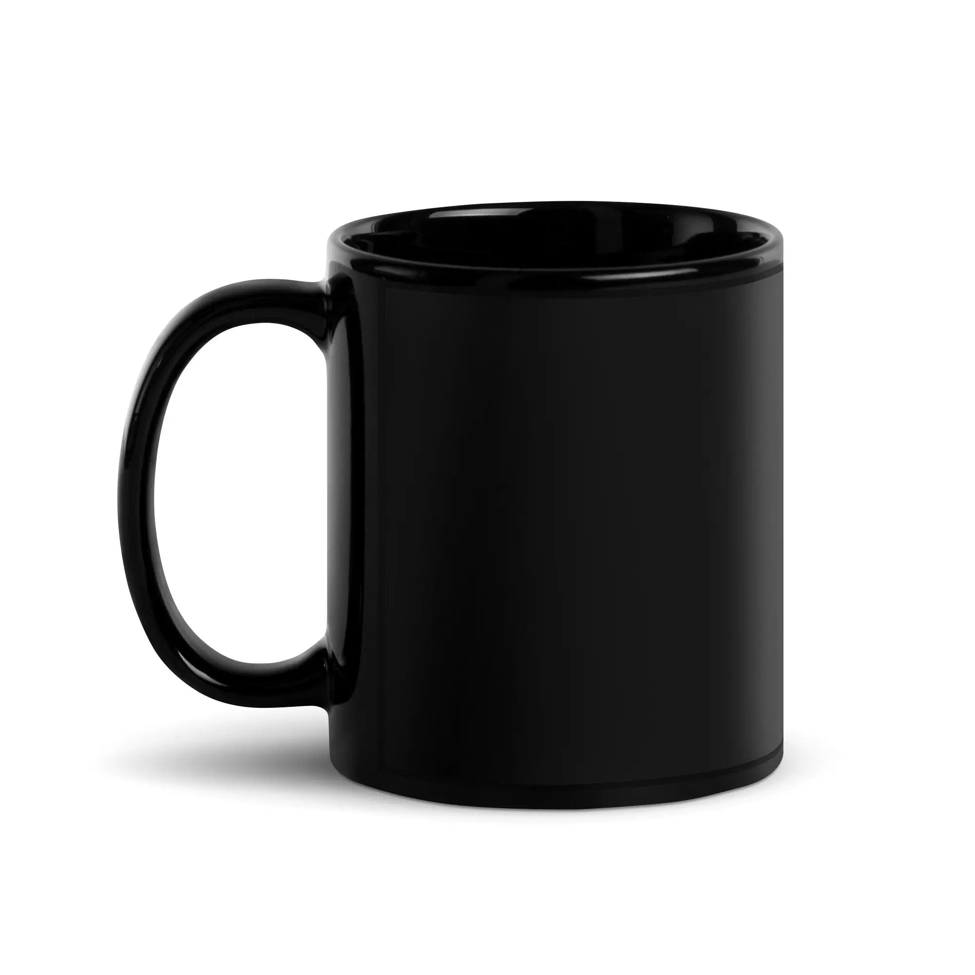 Disturbance in The Force Black Glossy Mug