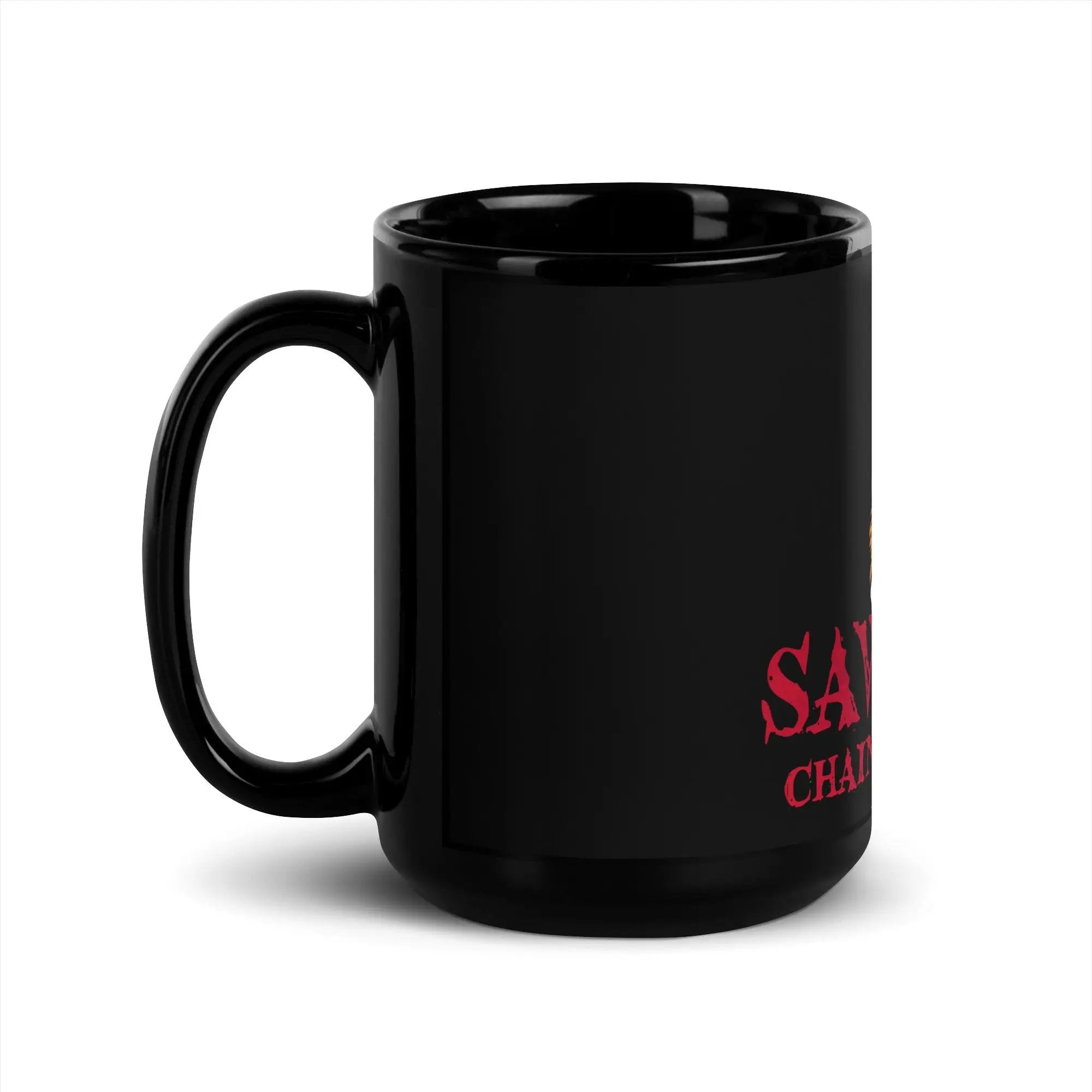 Sawyers Chainsaw Repair Black Glossy Mug