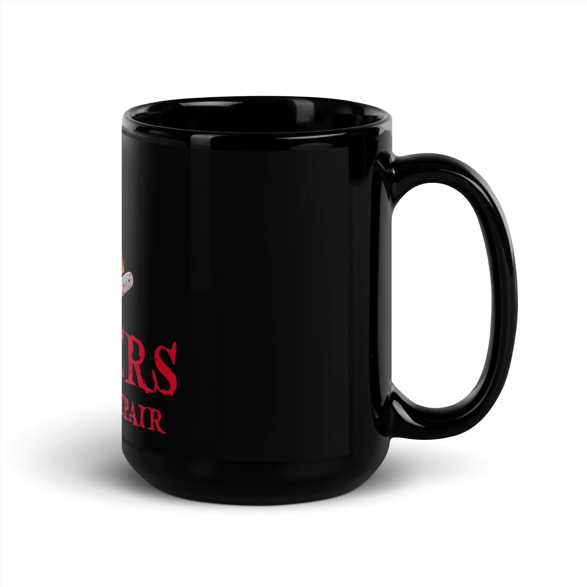 Sawyers Chainsaw Repair Black Glossy Mug