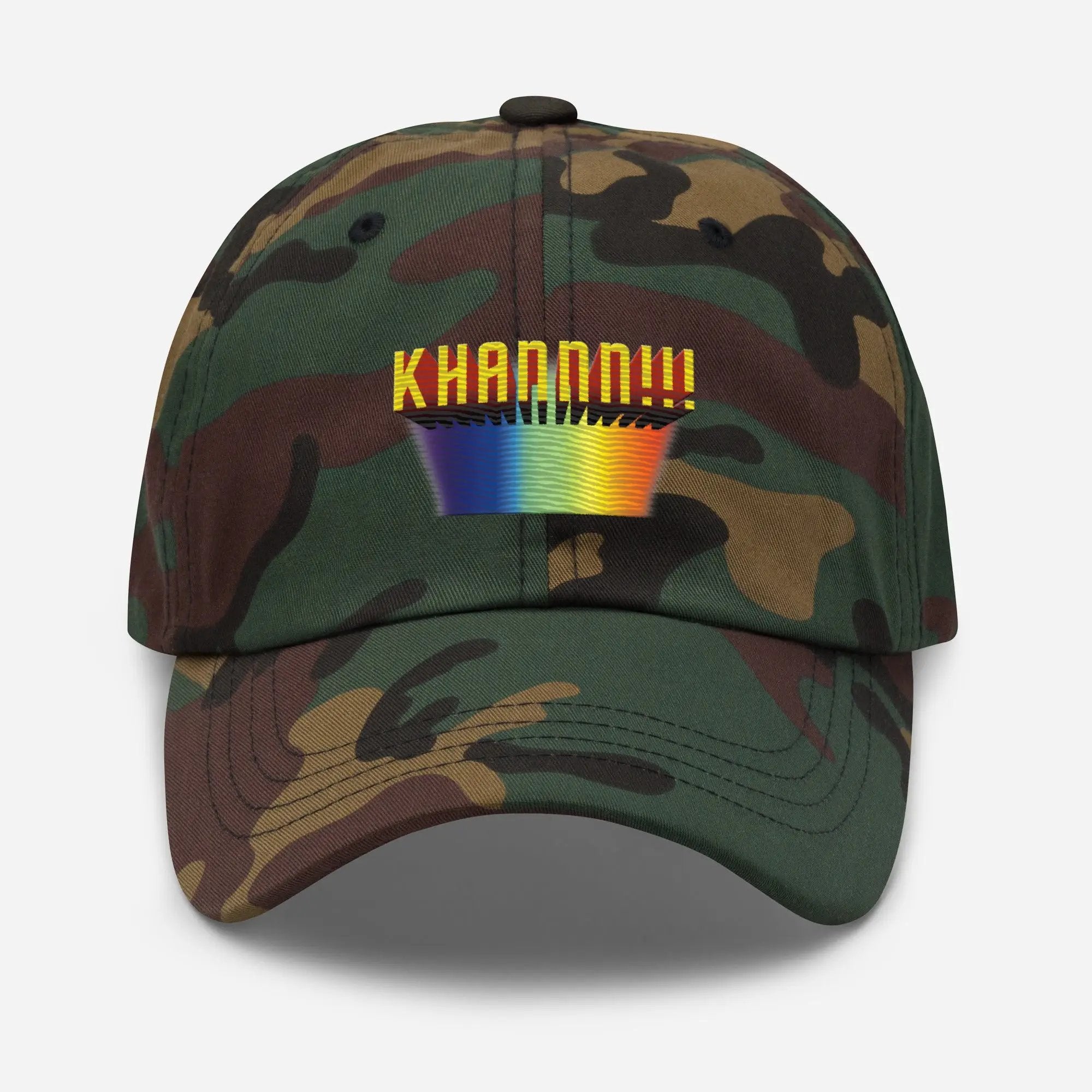 a camo hat with the word kaananna on it
