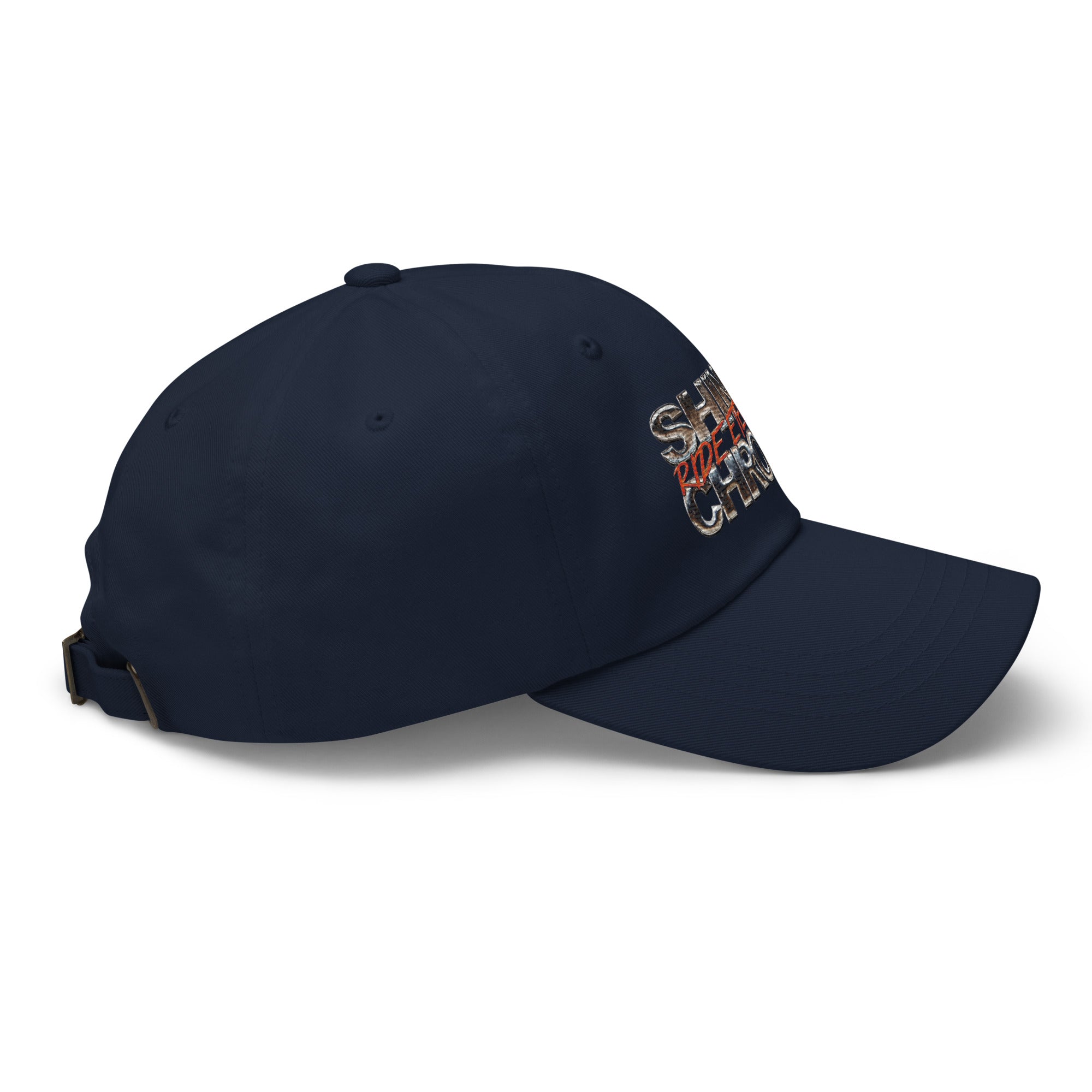 a baseball cap with a picture of a dragon on it