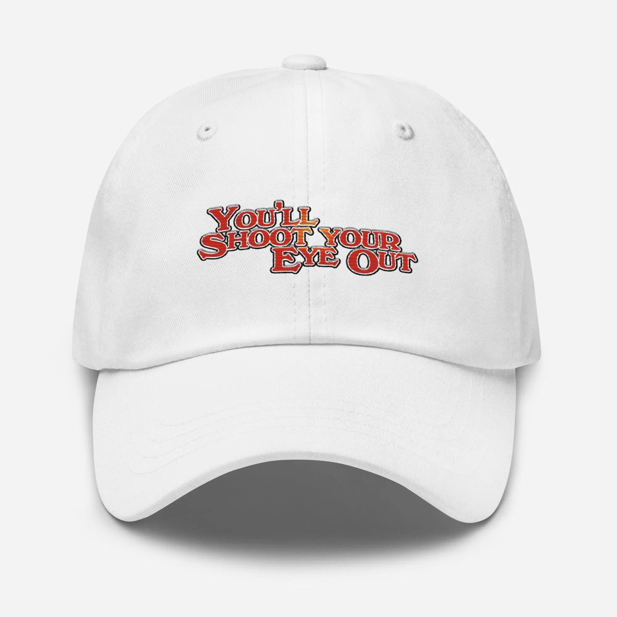 a white hat with the words, your show your fat out on it