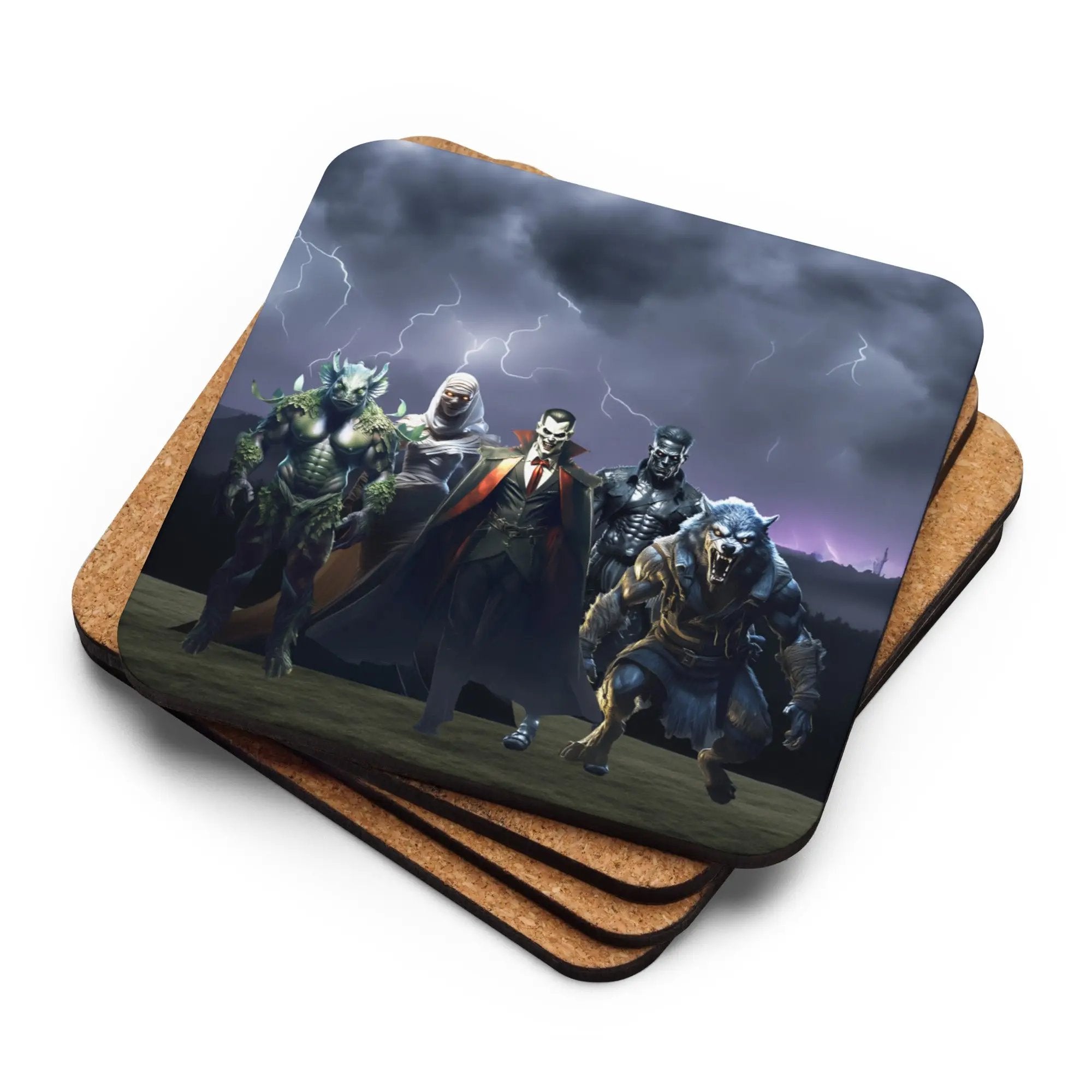 The Monster Squad Cork-back coaster