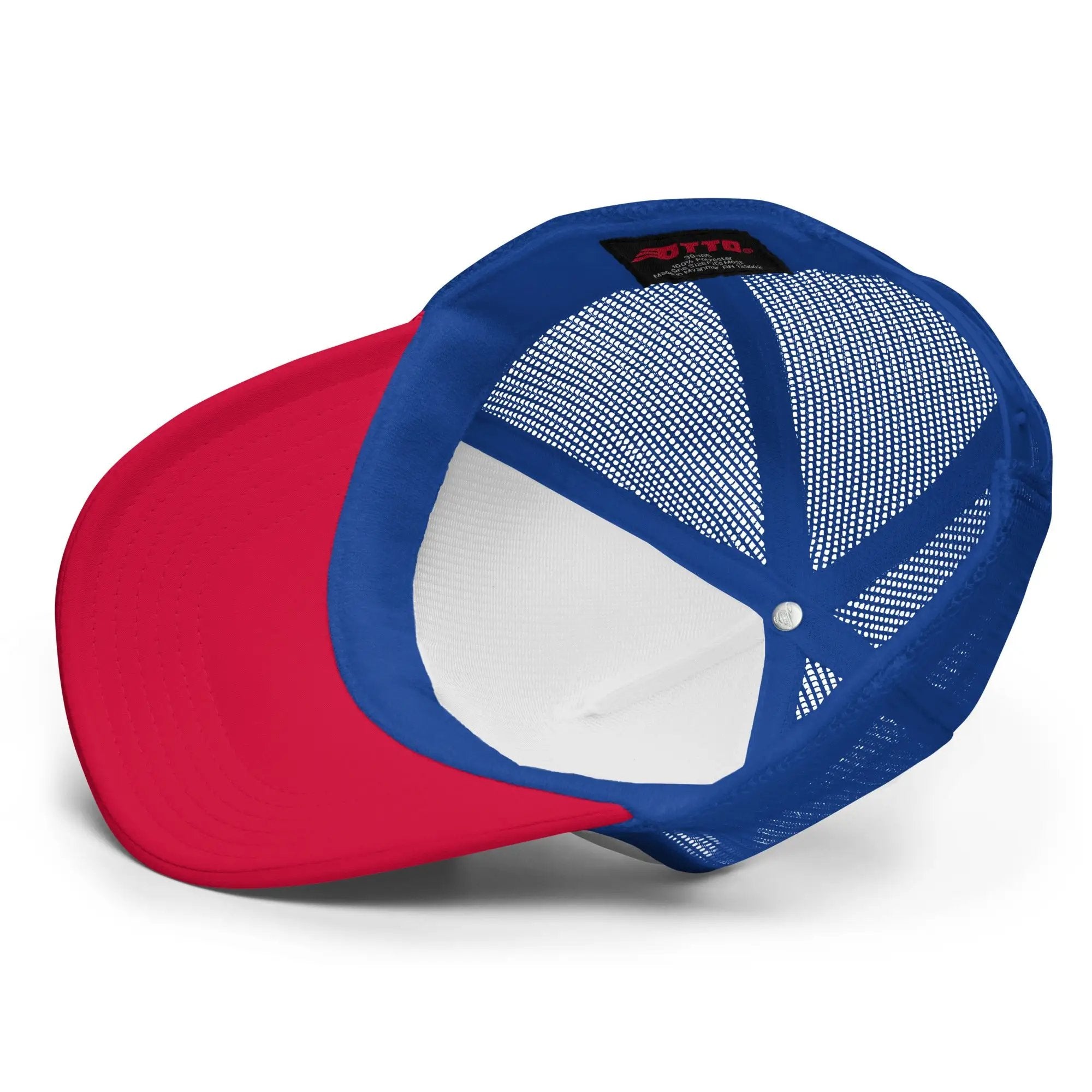 Trucker Hat with VAWD written on it