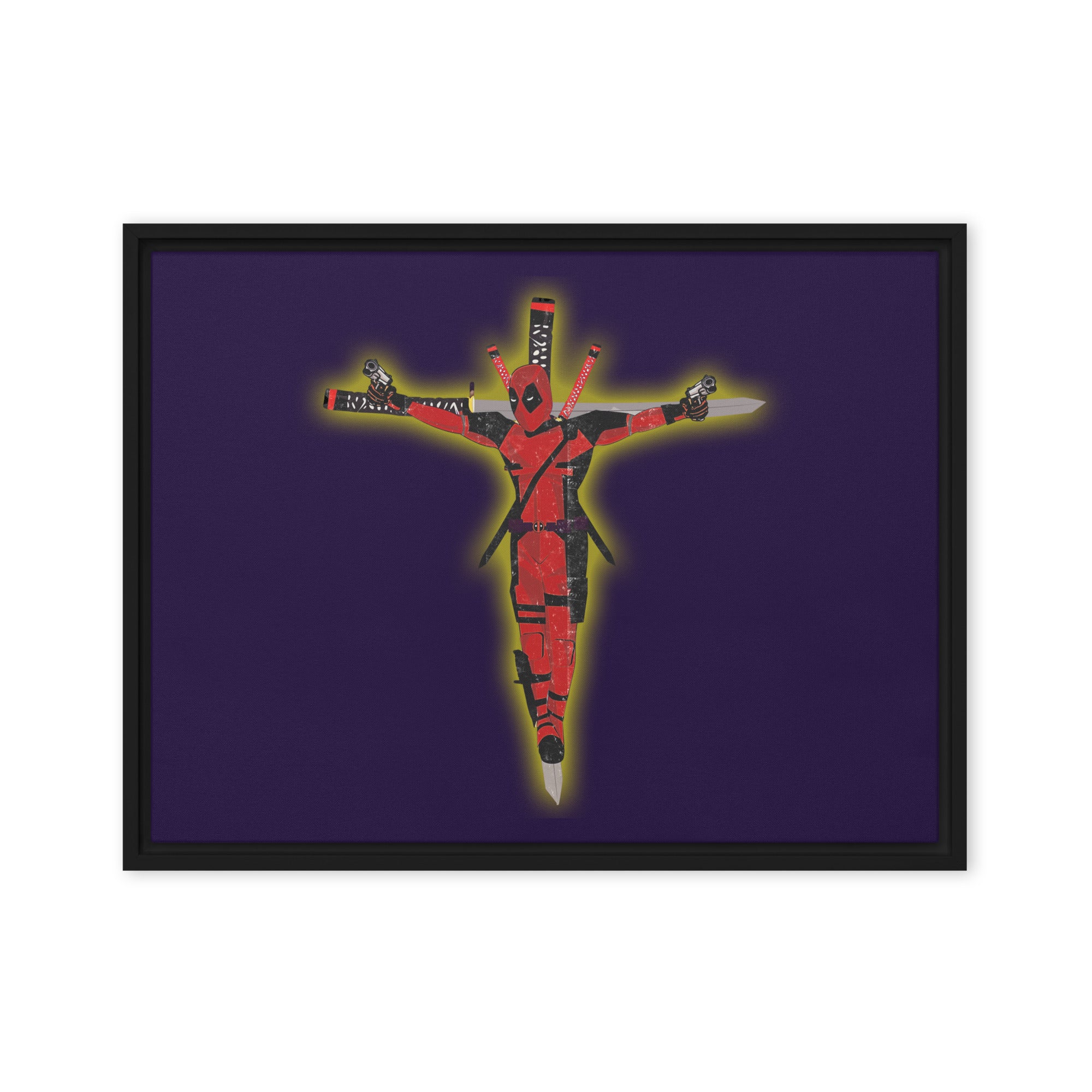 a picture of a person with a cross on it