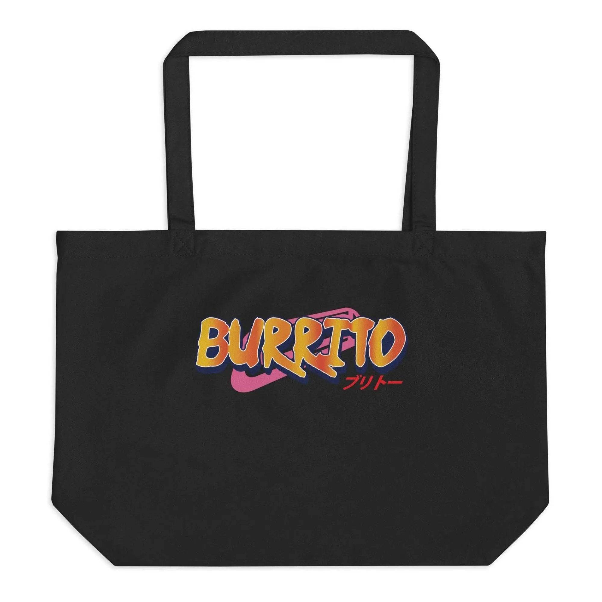 Burrito Large organic tote bag
