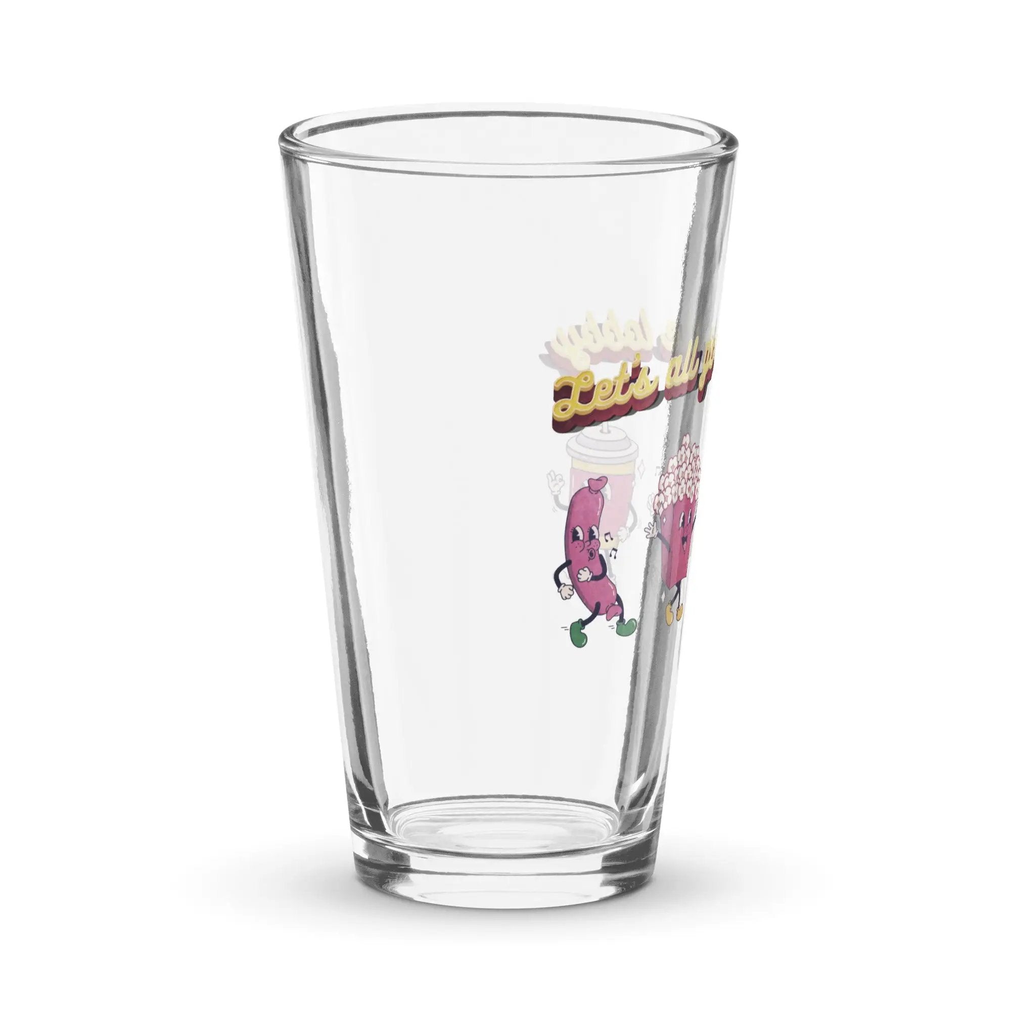 a shot glass with a cartoon character on it