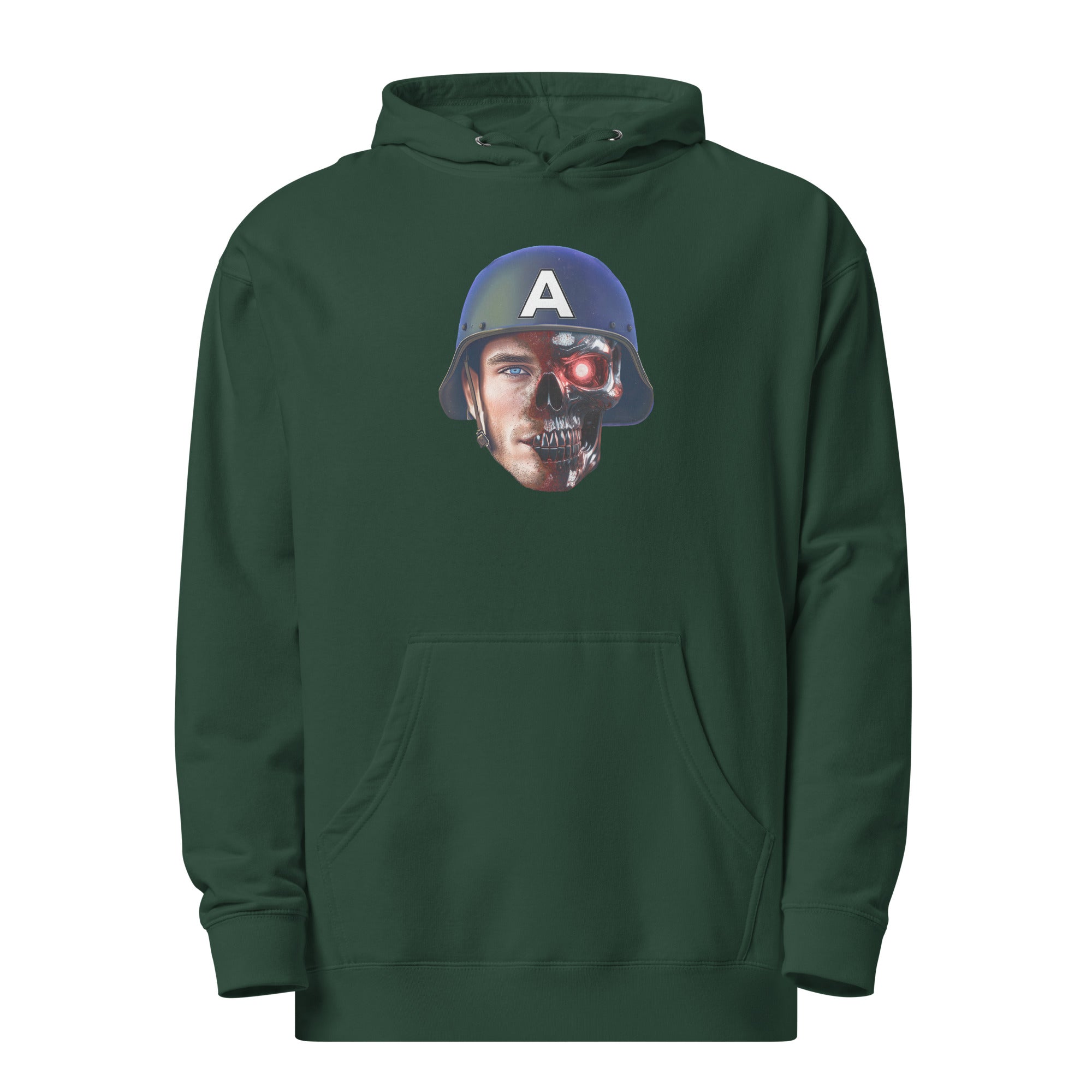 Captain Terminator Unisex Midweight Hoodie
