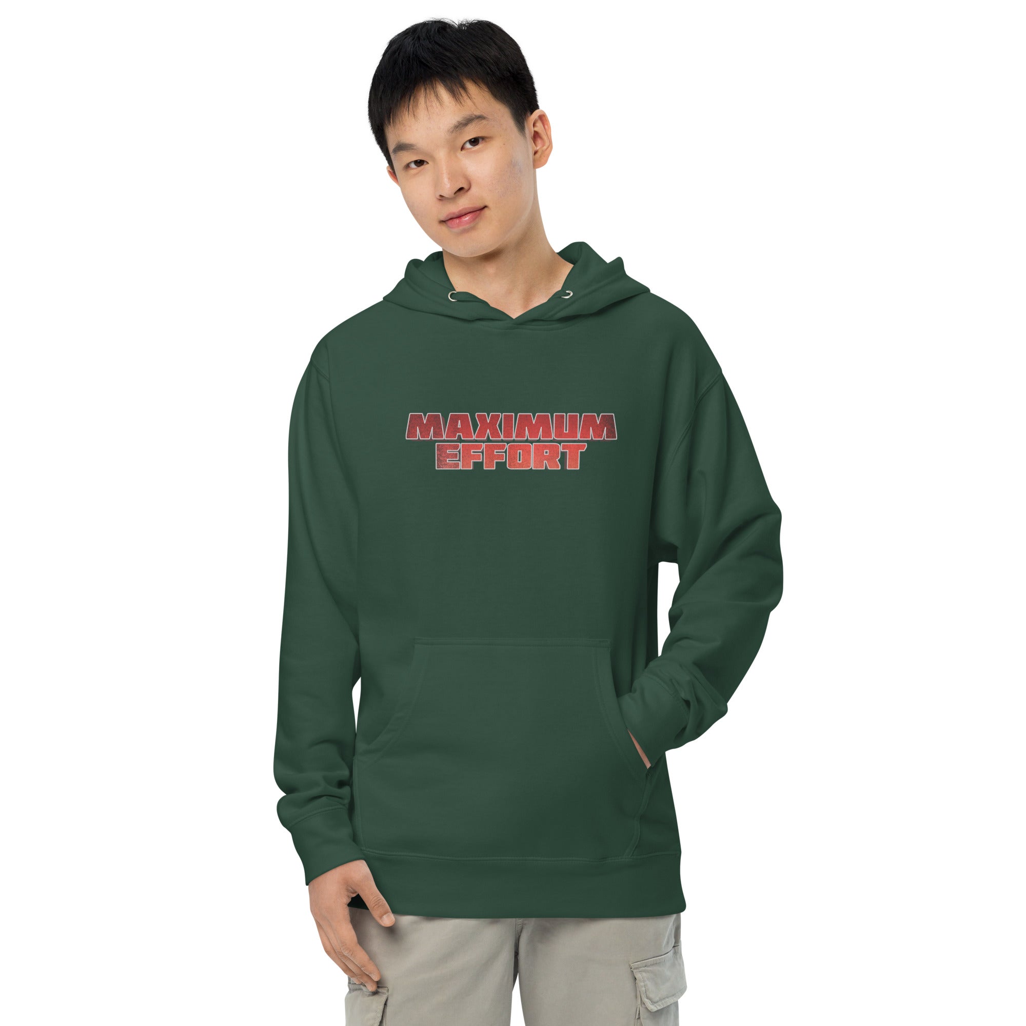 Maximum Effort Unisex midweight hoodie
