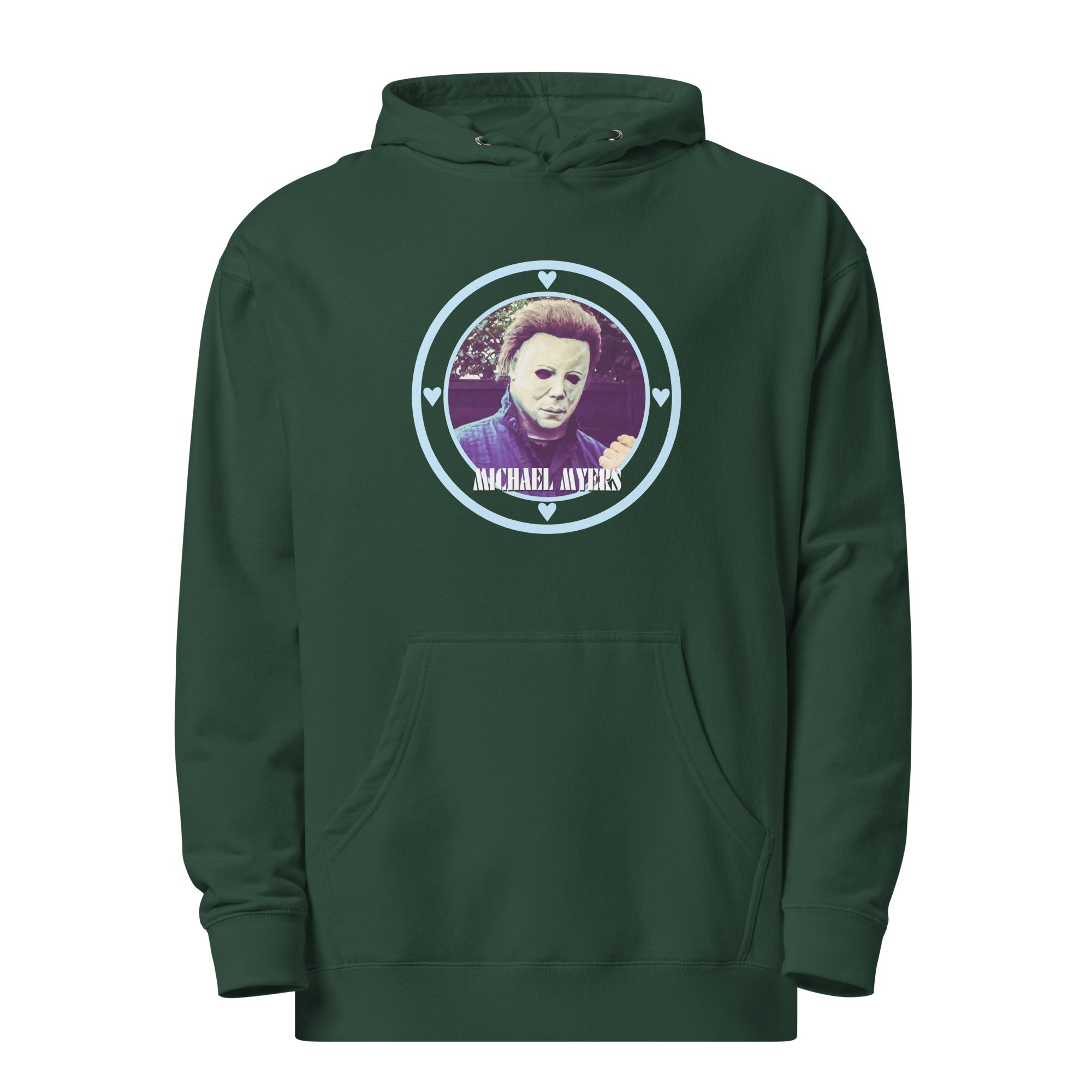 Michael Myers love Boat Unisex midweight hoodie