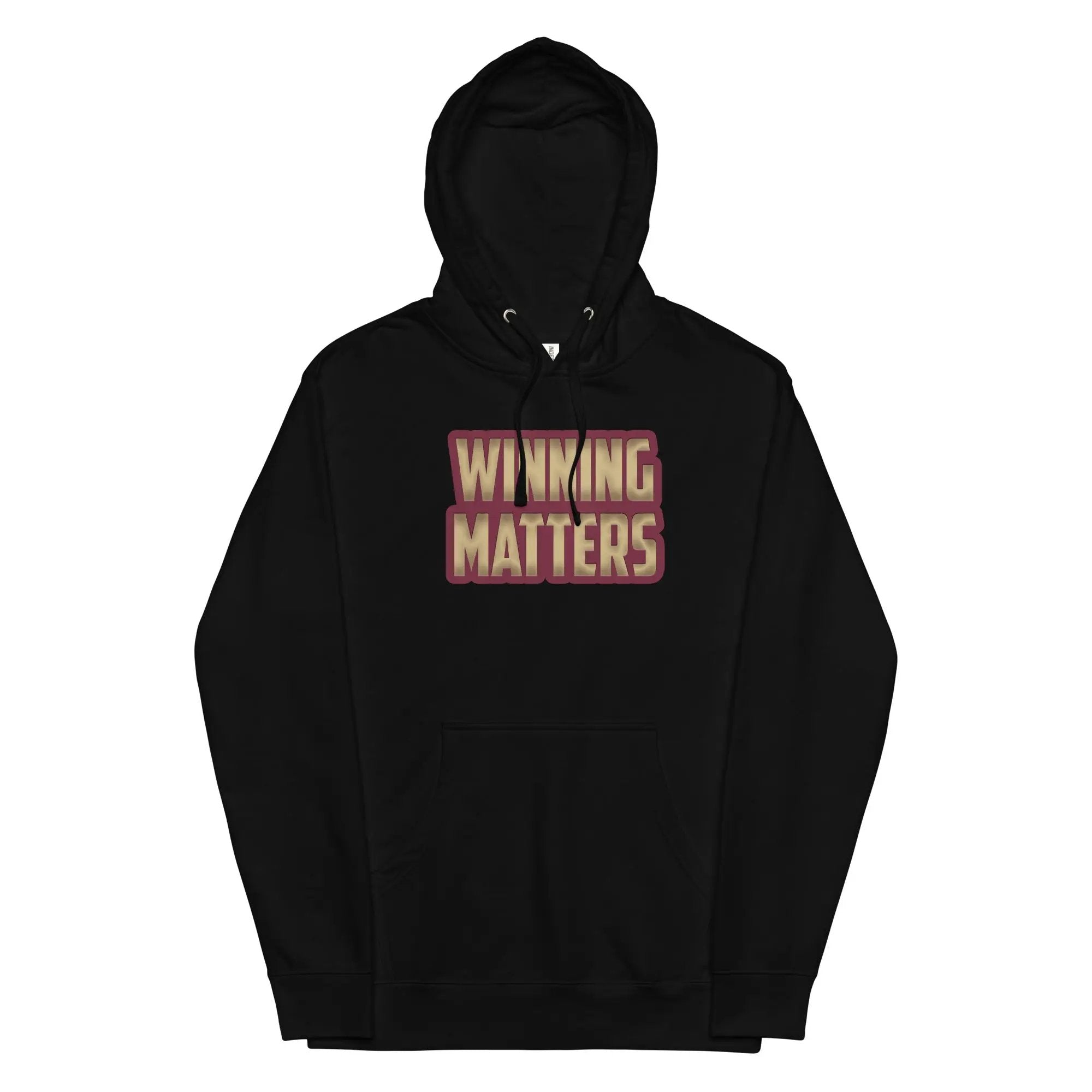 a black sweatshirt with the words wyoming matters printed on it