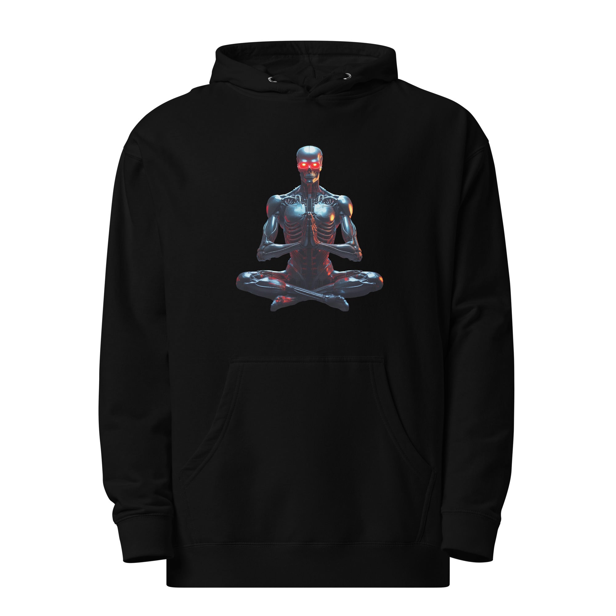Terminator Buddha Unisex midweight hoodie